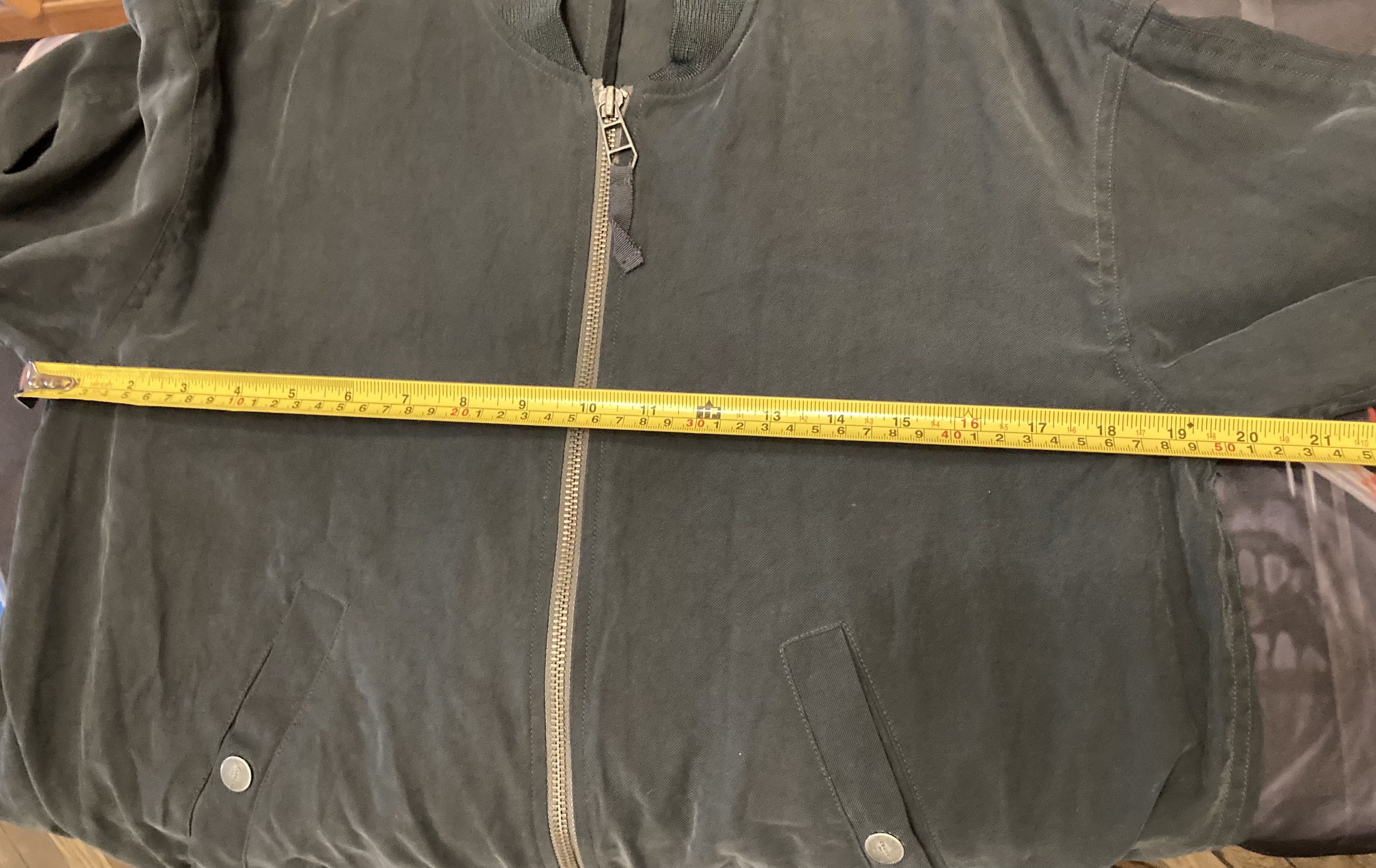 LIEBESKIND BERLIN Liebeskind Berlin Women’s Grey Twill- Collar Bomber Jacket Size S / US 4 / IT 40 - 10 Thumbnail