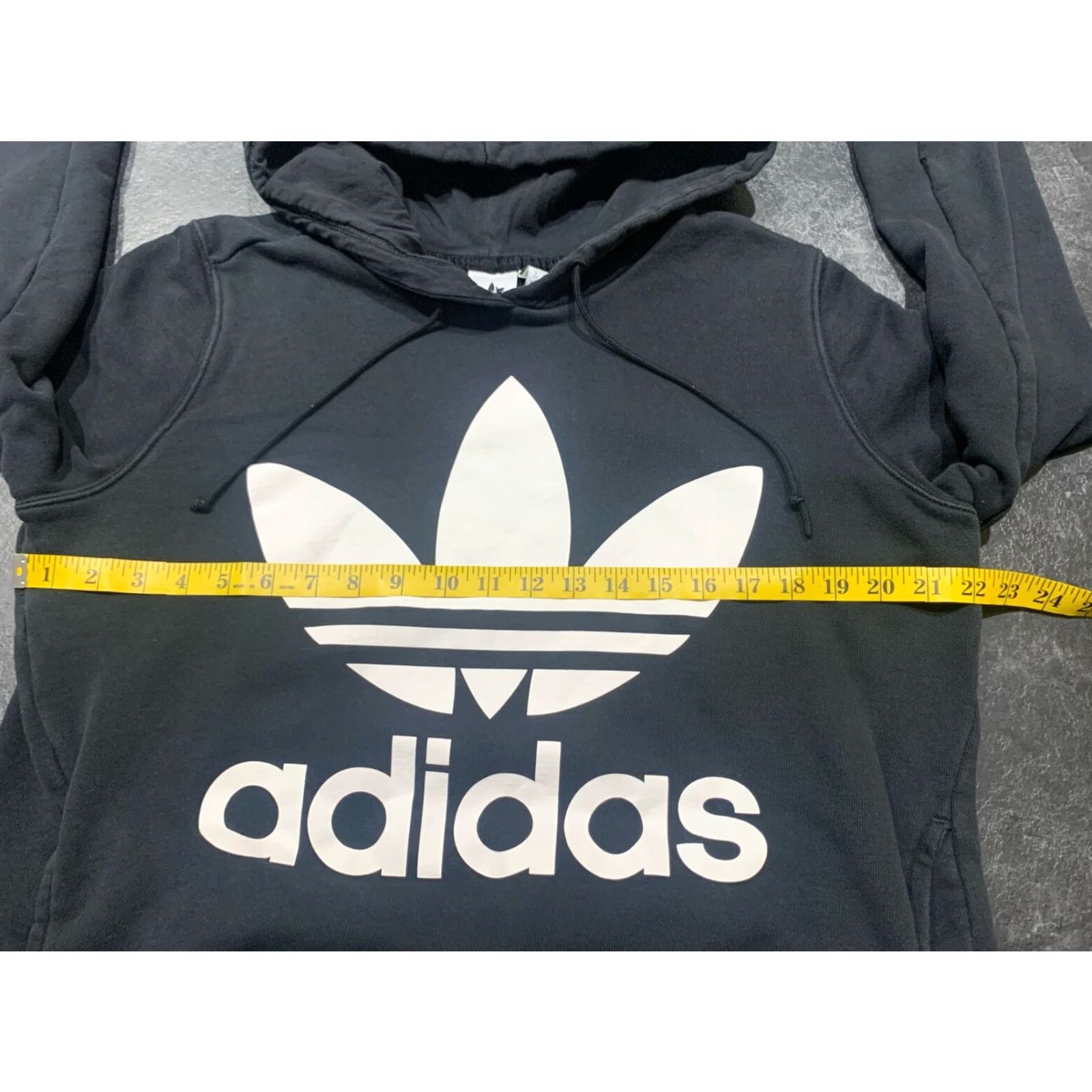 Adidas ADIDAS TREFOIL HOODIE Black Women’s L Pullover Activewear Big Logo Pockets Size L / US 10 / IT 46 - 5 Thumbnail
