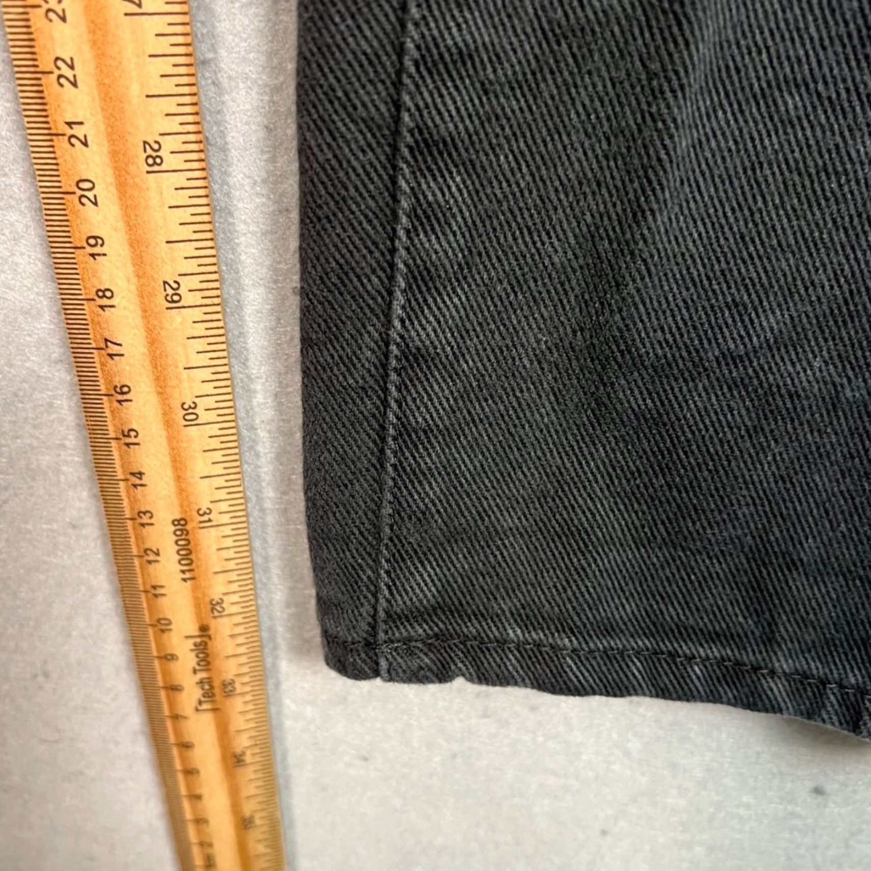 Vintage Versuchskind Berlin Mens Size 31 Black Straight-Leg Jeans 100% Cotton Size US 31 - 7 Thumbnail