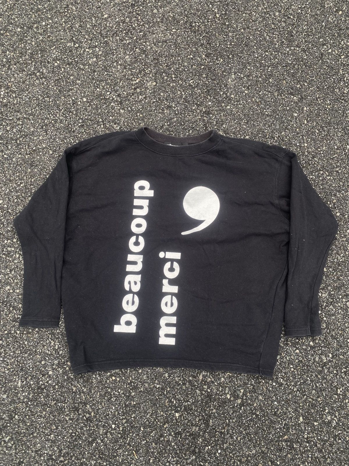 mercibeaucoup Issey Miyake Mercibeaucoup sweatshirt spell out Size M / US 6-8 / IT 42-44 - 1 Thumbnail