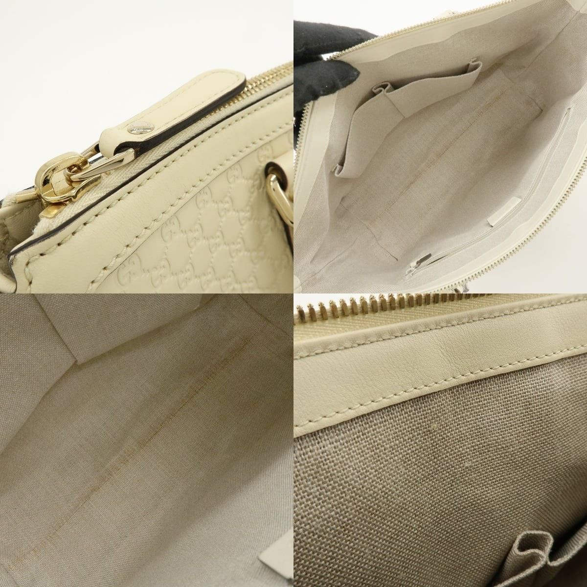 Gucci Gucci Microguccissima Leather Tote Cream Size ONE SIZE - 7 Thumbnail
