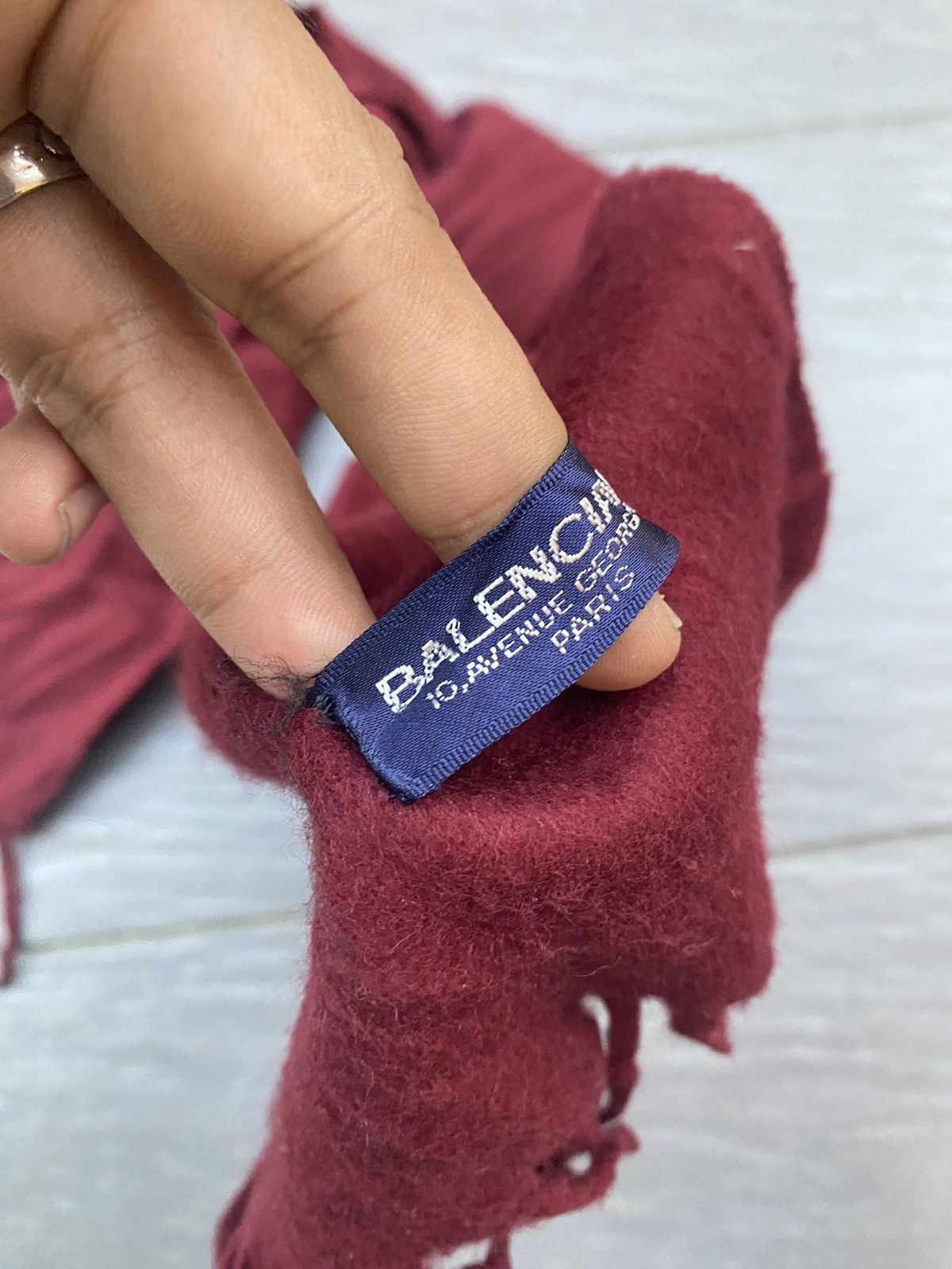 Balenciaga Balenciaga scarfed muffler Size ONE SIZE - 3 Thumbnail