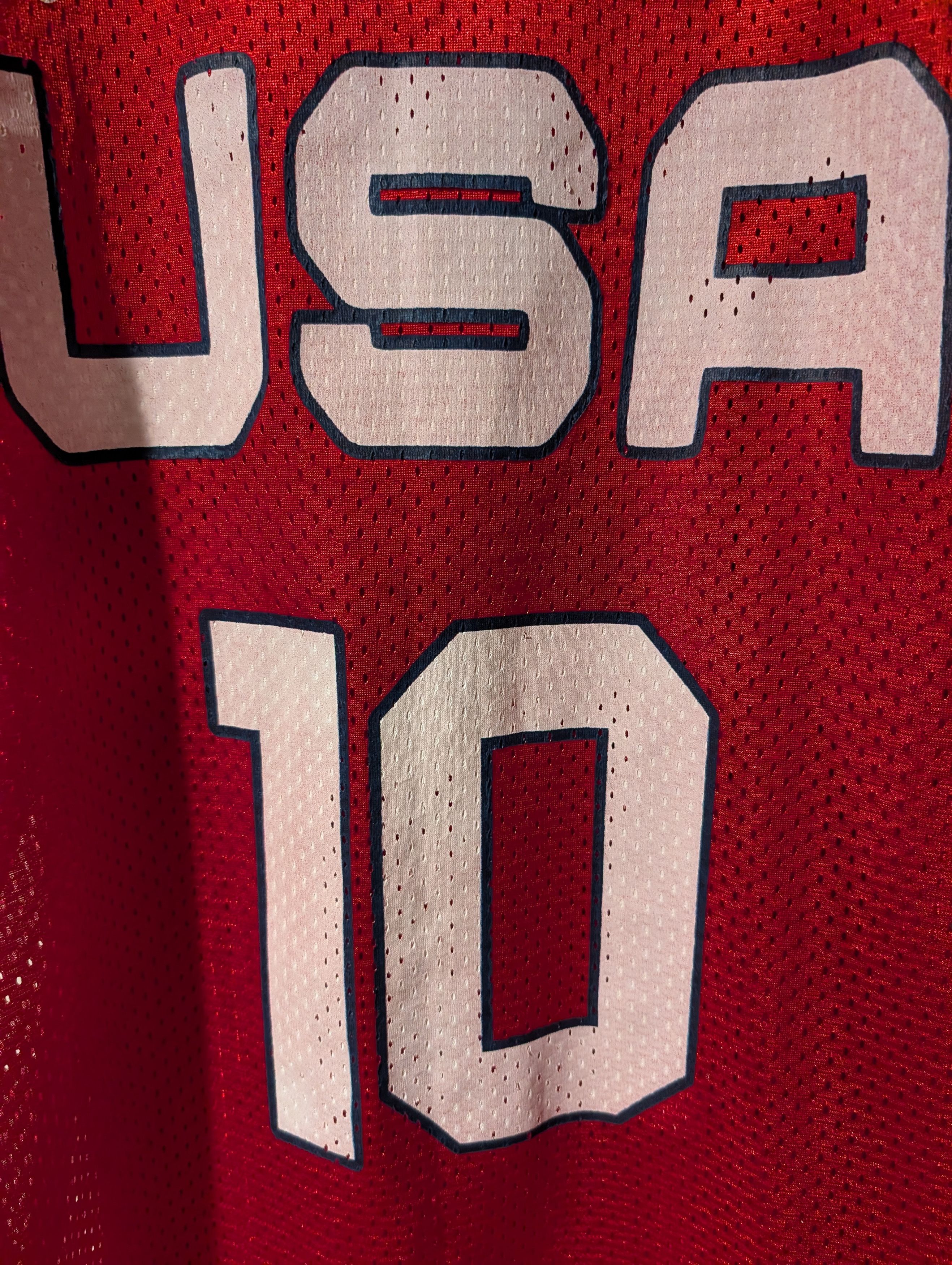NBA Vintage Team USA Basketball Jayson Tatum Red Medium Jersey Size US M / EU 48-50 / 2 - 2 Thumbnail