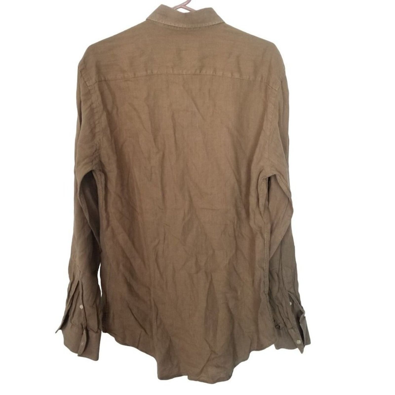 Zara ZARA Mens Linen Shirt Size XL Classic Minimalist Breathable Size US XL / EU 56 / 4 - 8 Thumbnail