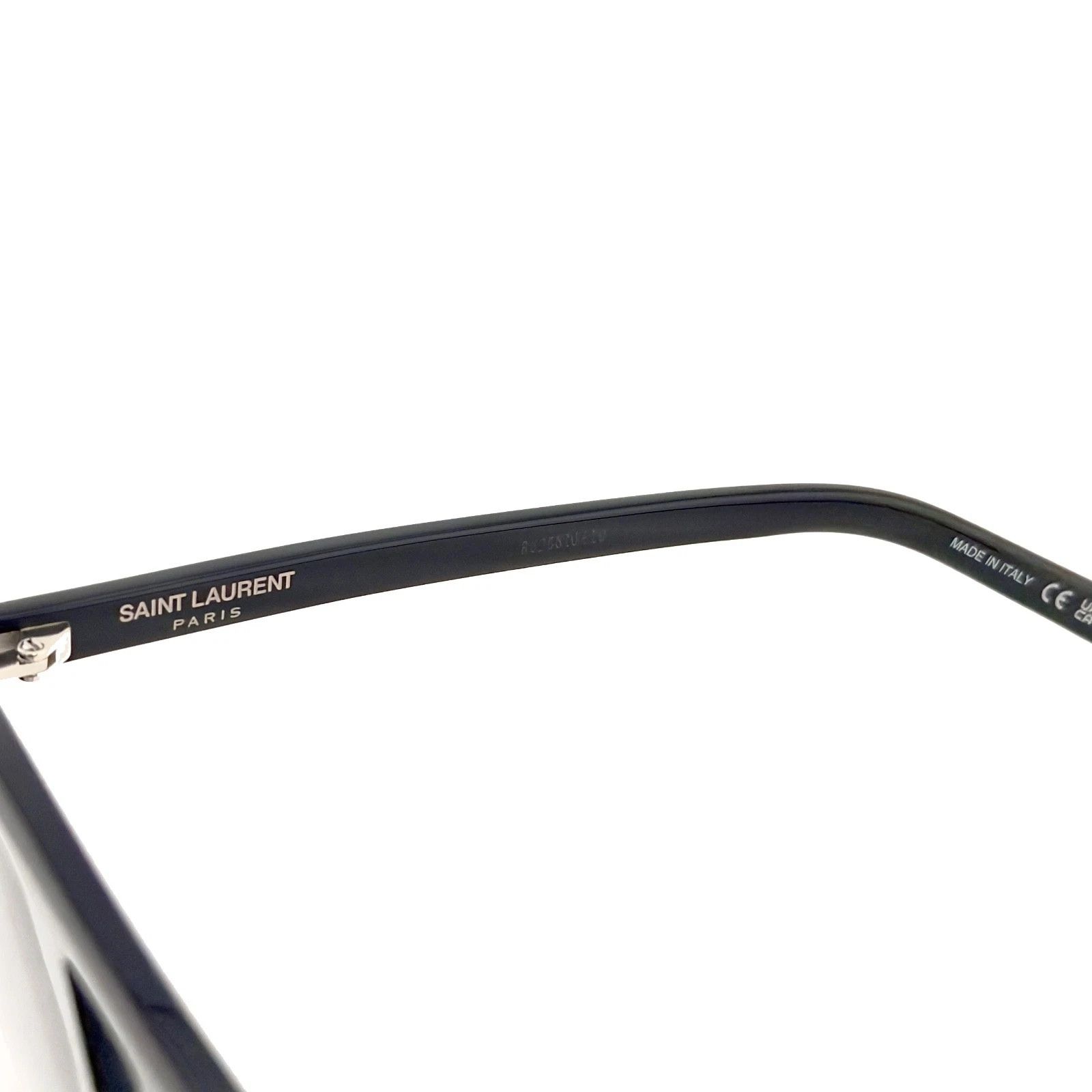 Saint Laurent Paris SAINT LAURENT DUNE SL 596 SL596 Black Aviator Sunglasses 006 Size ONE SIZE - 7 Thumbnail