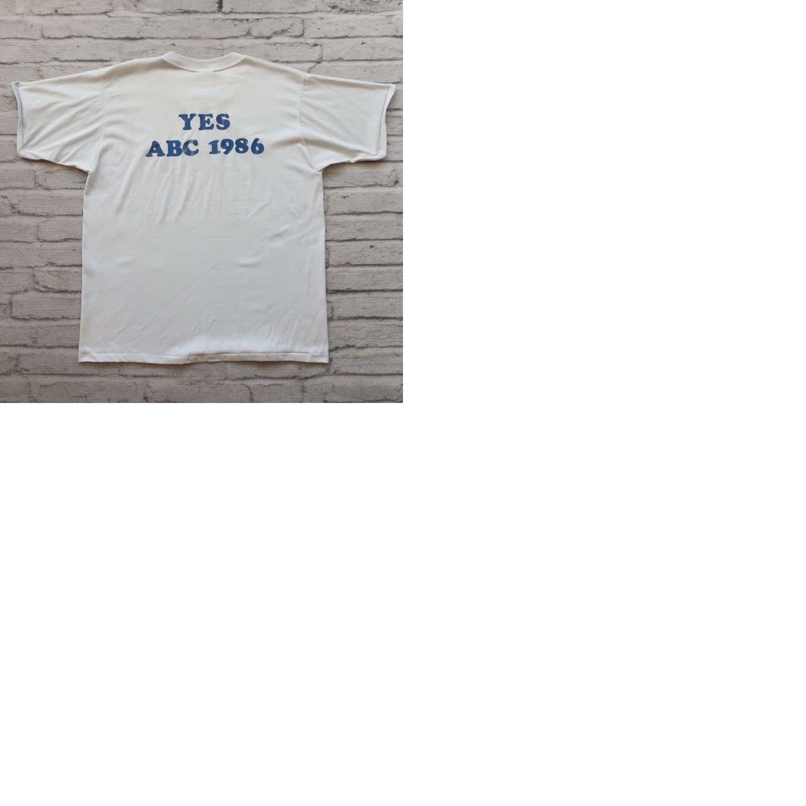 Vintage VINTAGE Cal Cru Tshirt Mens Adult X-Large Grey 80s 1986 Partner Material ABC Made in USA Single Stitch Shirt Size US XL / EU 56 / 4 - 9 Thumbnail