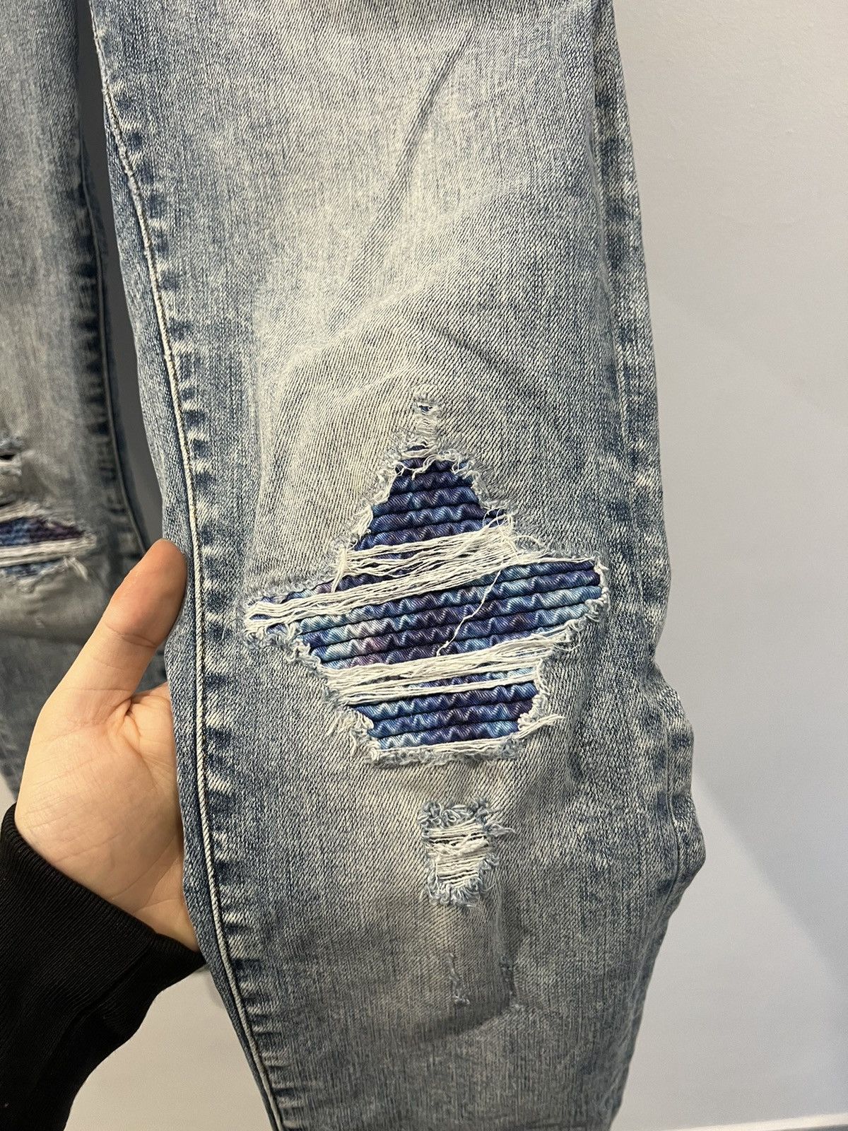 Amiri Amiri MX1 Blue Patches denim Size US 32 / EU 48 - 3 Thumbnail