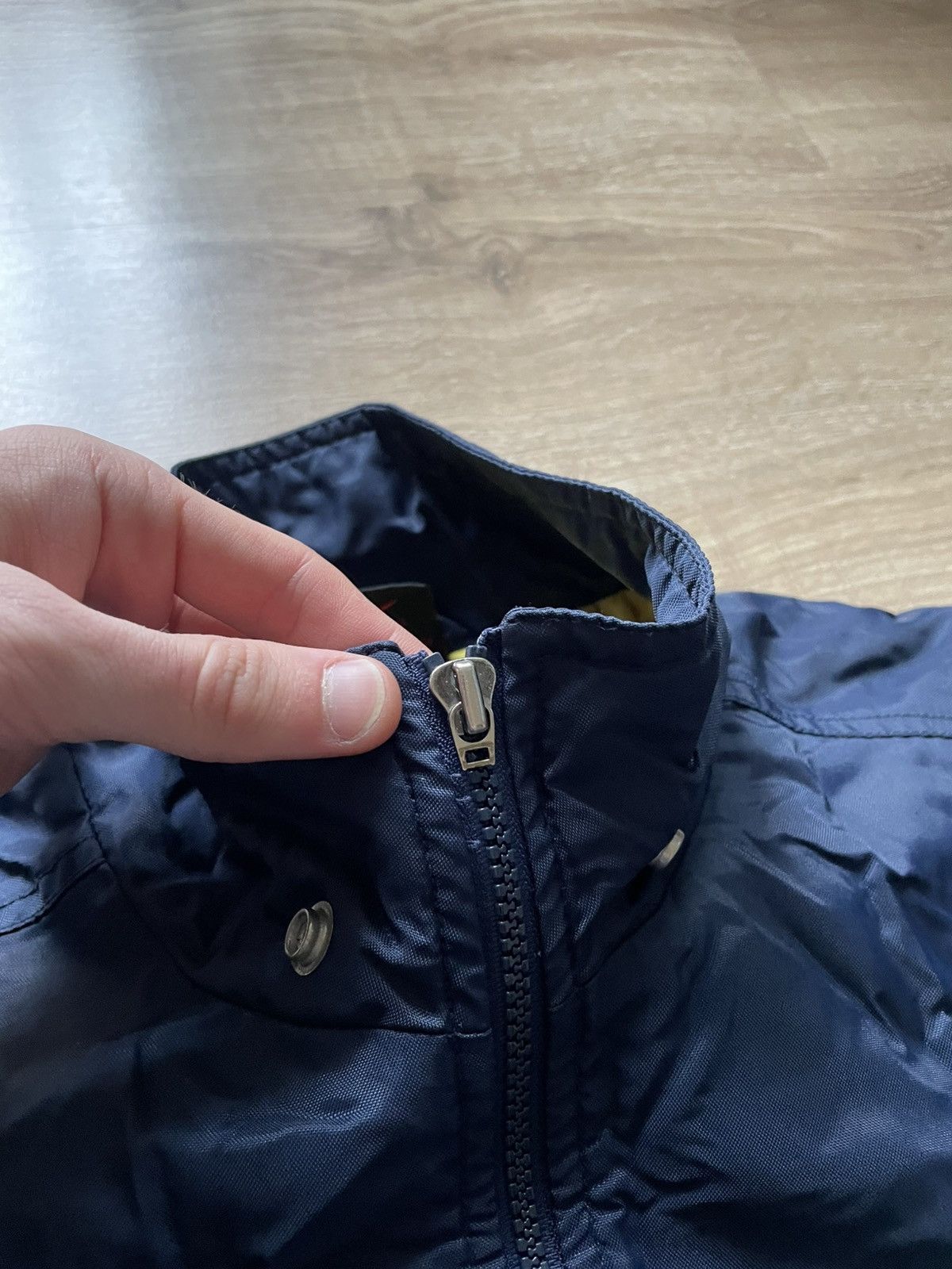 Nike Vintage 90s Nike Swoosh Logo Accent Quilted Coat Jacket Size US S / EU 44-46 / 1 - 10 Thumbnail