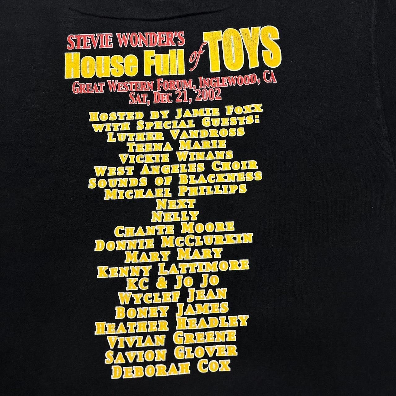 AAA × Band Tees × Vintage Vintage Stevie Wonders House Full of Toys 2002 T-Shirt Size US XL / EU 56 / 4 - 5 Thumbnail