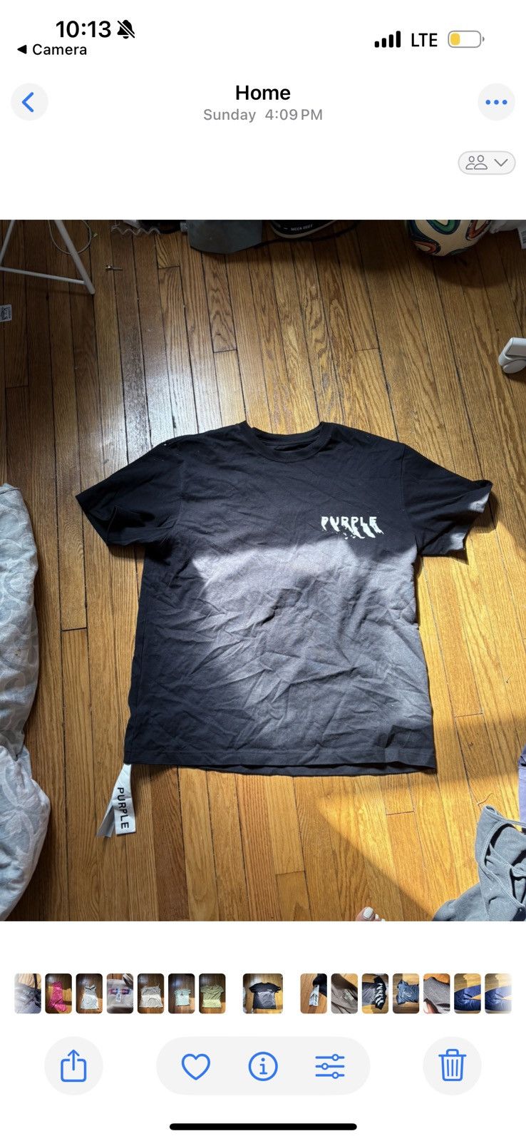 Purple Brand Black purple brand Tee Size US XL / EU 56 / 4 - 1 Thumbnail