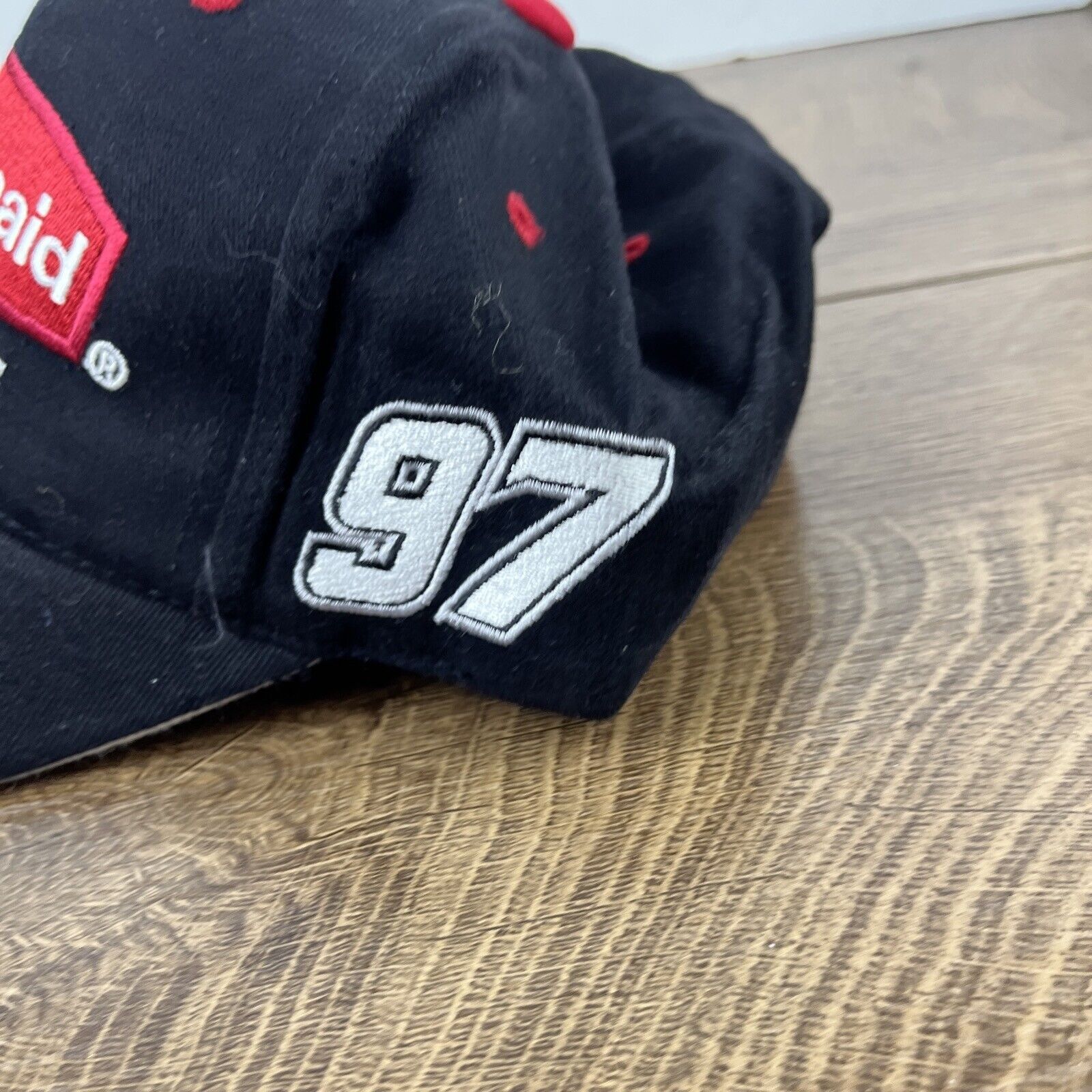 Other Rubbermaid Racing Hat Roush Racing Black Hat Adjustable NASC Size ONE SIZE - 7 Thumbnail