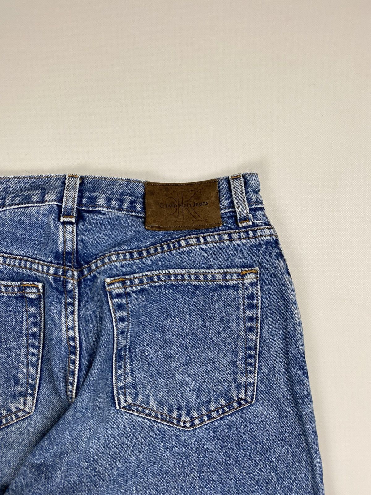 Calvin Klein × Vintage Calvin Klein Vintage 90s washed denim ladies jeans size 6 Size 28" / US 6 / IT 42 - 25 Thumbnail