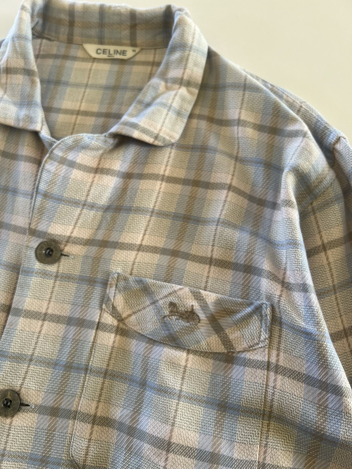Celine Celine Paris Shirt Button Up Size US M / EU 48-50 / 2 - 6 Thumbnail