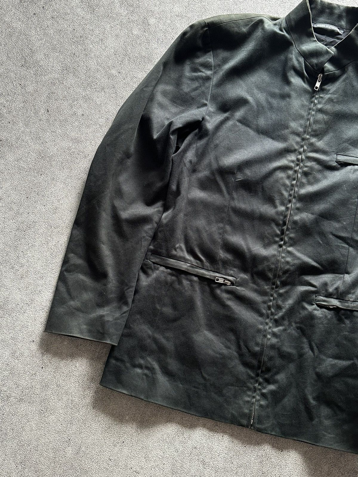 agnes b. 90s Agnes B. Made in France Stand Collar Jacket Size US S / EU 44-46 / 1 - 3 Thumbnail