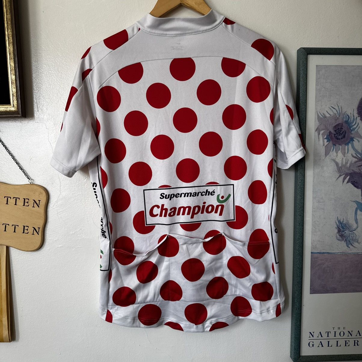 Nike 2002 Nike Tour de France red polka-dots cycling jersey Size US XL / EU 56 / 4 - 6 Thumbnail