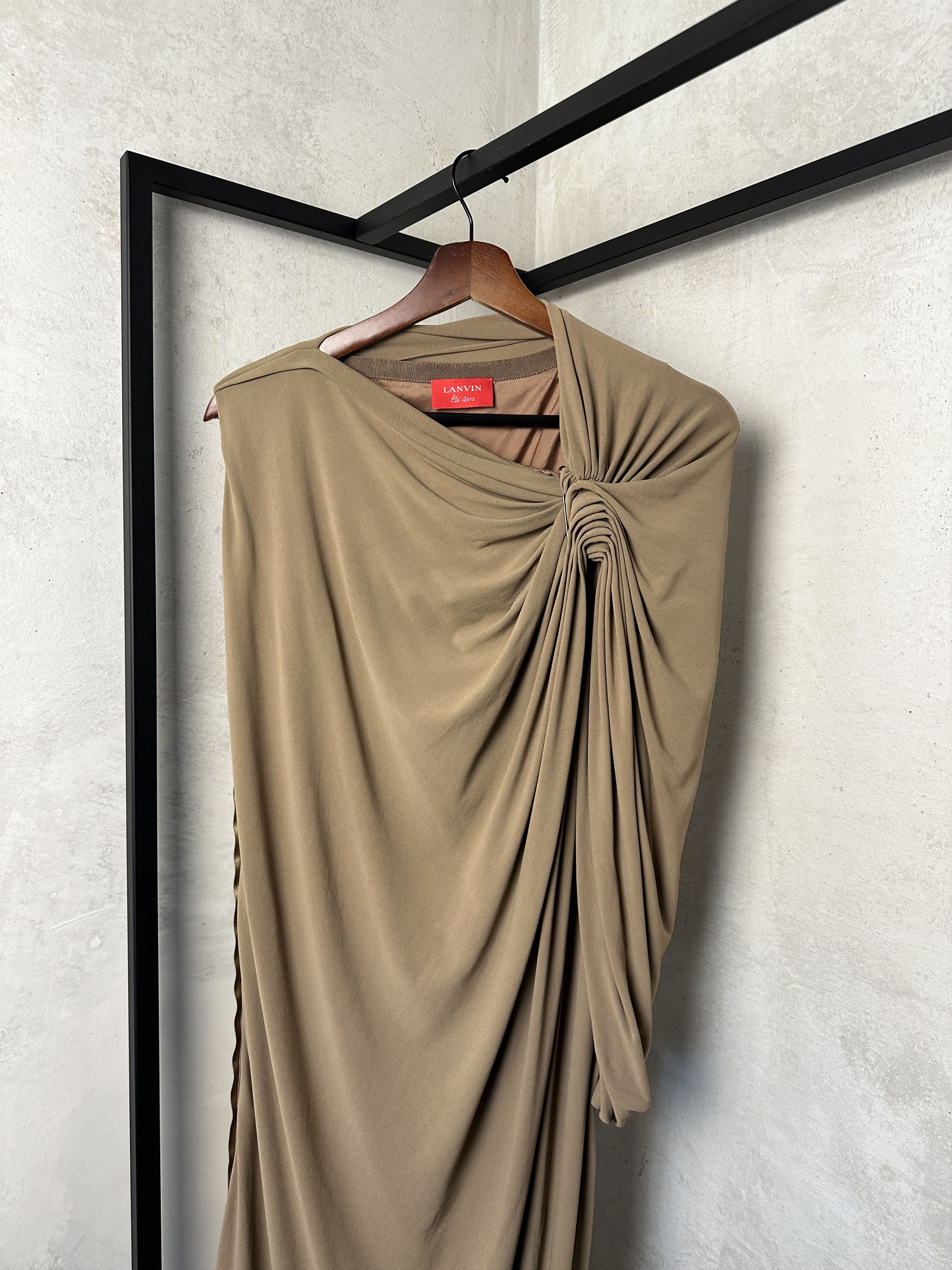 Lanvin Lanvin Cruise 2012 Drapped Dress Size S / US 4 / IT 40 - 2 Thumbnail