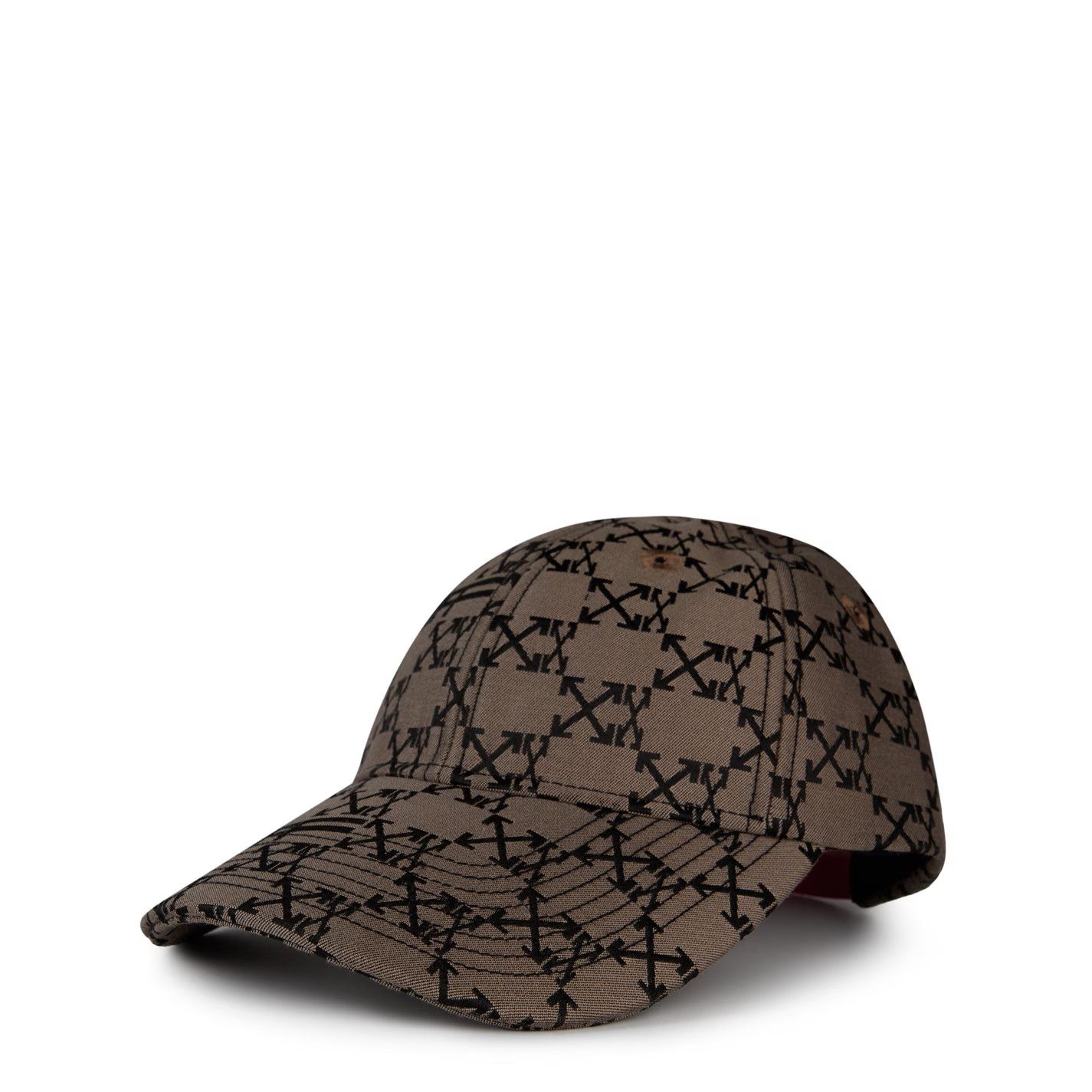 Off-White o1g2r1mq0125 Size: OS / Baseball Hat / Cap Brown & Black Size ONE SIZE - 1 Thumbnail