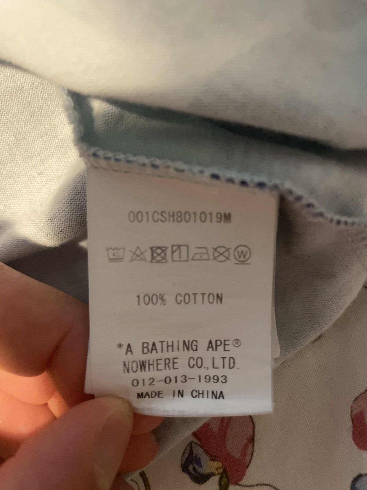 Bape Bape Classic Blue Shark Tee Size US M / EU 48-50 / 2 - 5 Thumbnail
