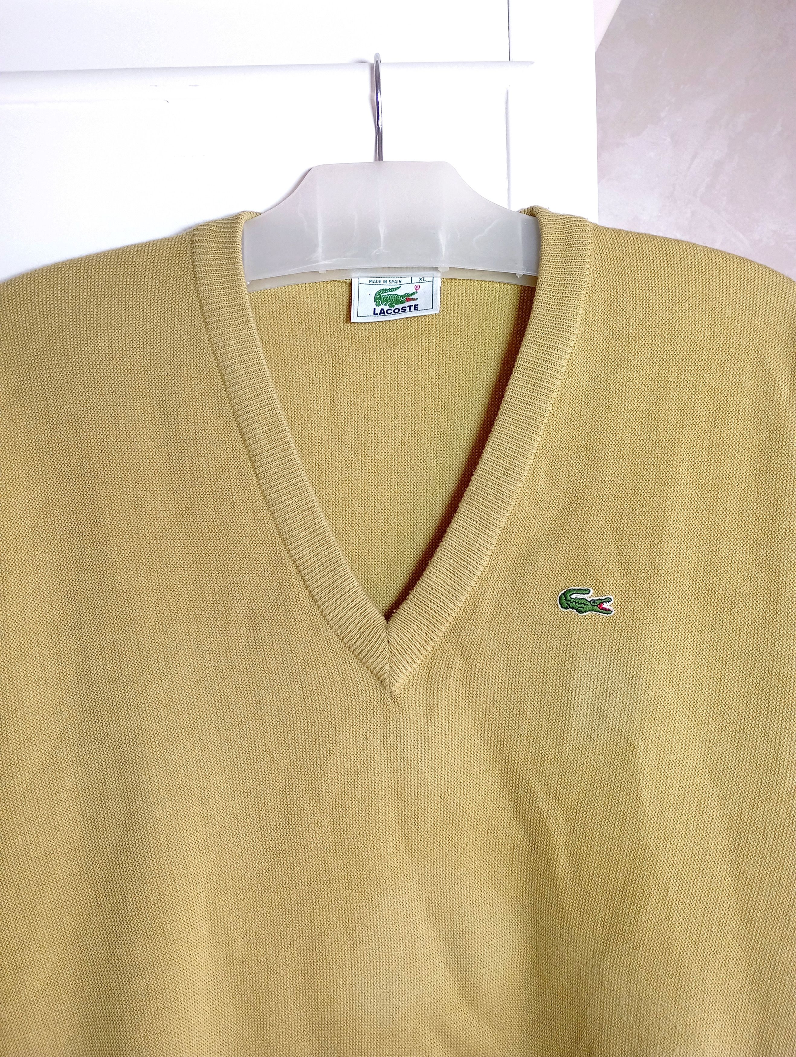 Lacoste × Vintage Lacoste Sweater knit Crew Neck XL Size US XL / EU 56 / 4 - 2 Thumbnail