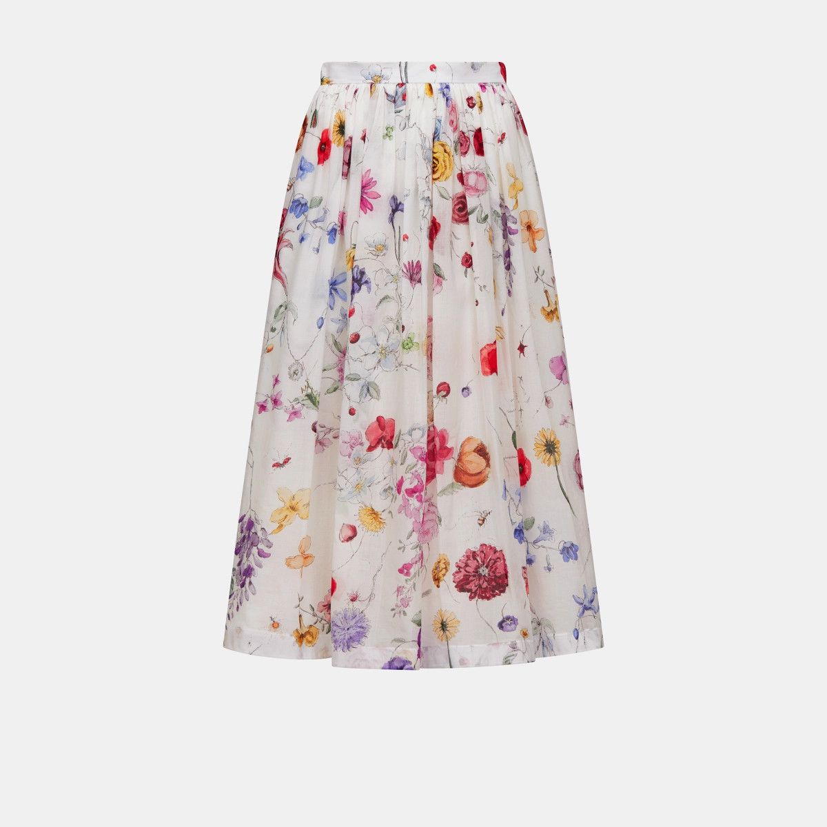 Dior o1bcso1str0225 Flared Mid-Length Skirt in Multicolor Size 27" / US 4 / IT 40 - 1 Thumbnail