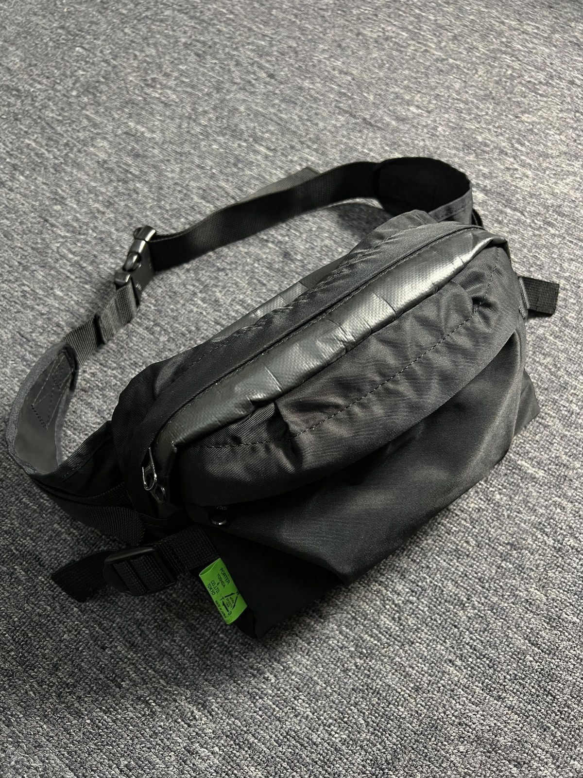 image of Porter Yoshida Wst Crossbody / Waist Bag in Black, Men's