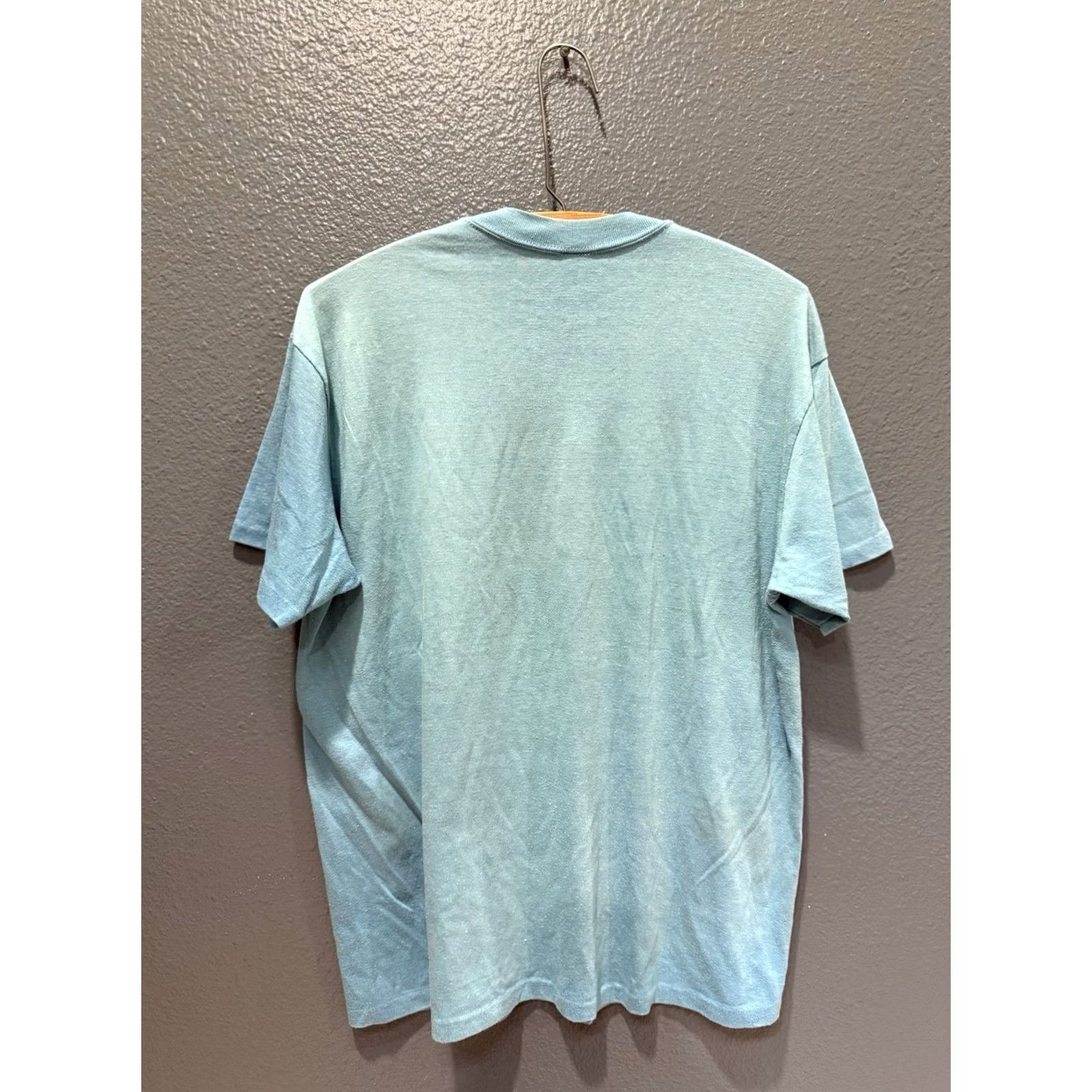 Vintage VINTAGE 1979 Meadowlands Flat Track AMA Motorcycle Racing Blue Tee Shirt XL Mens Cotton 1970s Size US XL / EU 56 / 4 - 4 Thumbnail