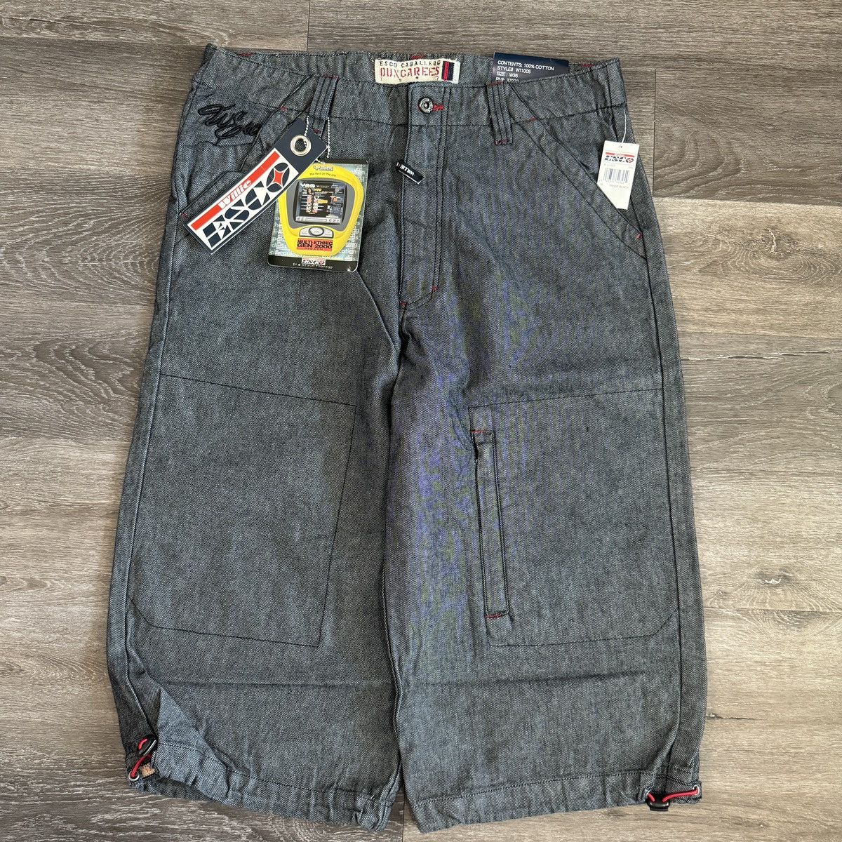 JNCO × Japanese Brand × Vintage Crazy Vintage y2k Willie ESCO super baggy cybergoth tech wea Size US 36 / EU 52 - 1 Thumbnail
