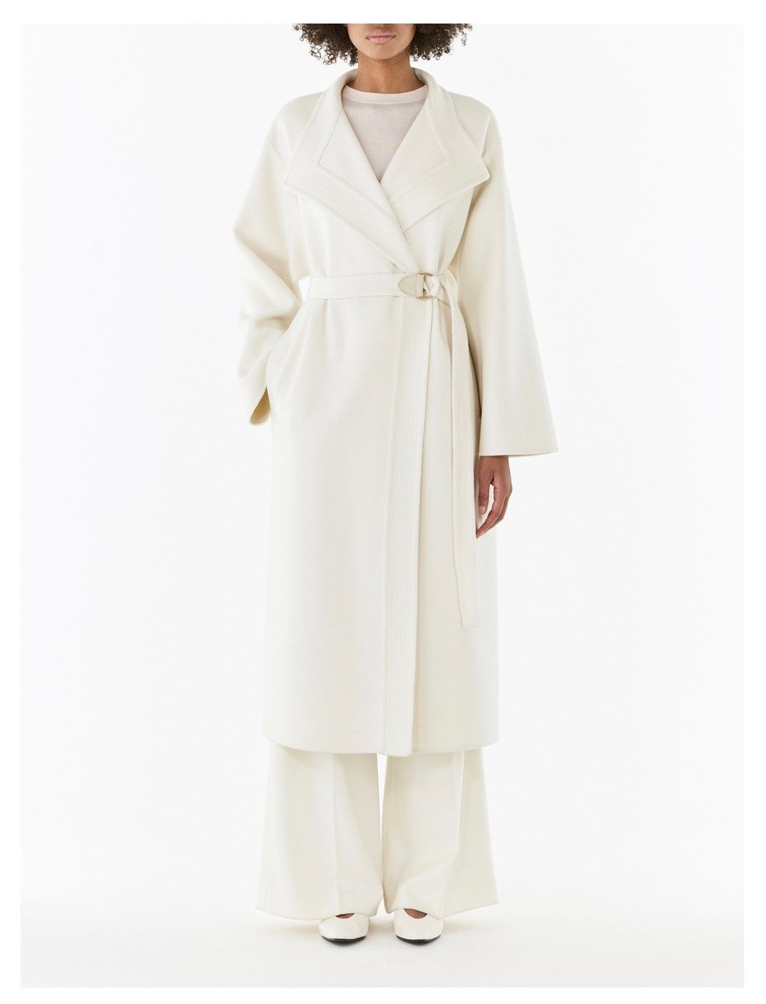 Loro Piana o1srvl11e1125 FAN4209 Gerry AF Coat in White Size XS / US 0-2 / IT 36-38 - 8 Thumbnail