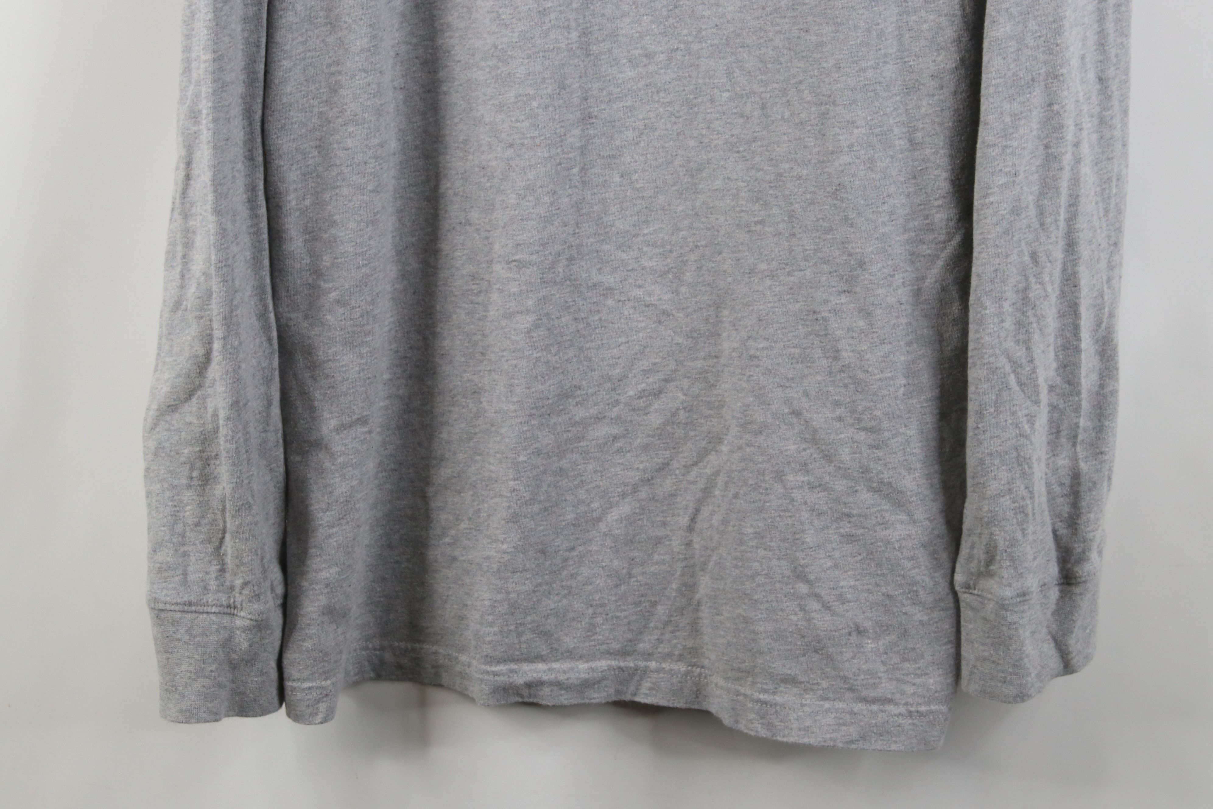 Reebok Vintage 90s Reebok Box Logo Skiing Long Sleeve T-Shirt Gray Size US L / EU 52-54 / 3 - 3 Thumbnail