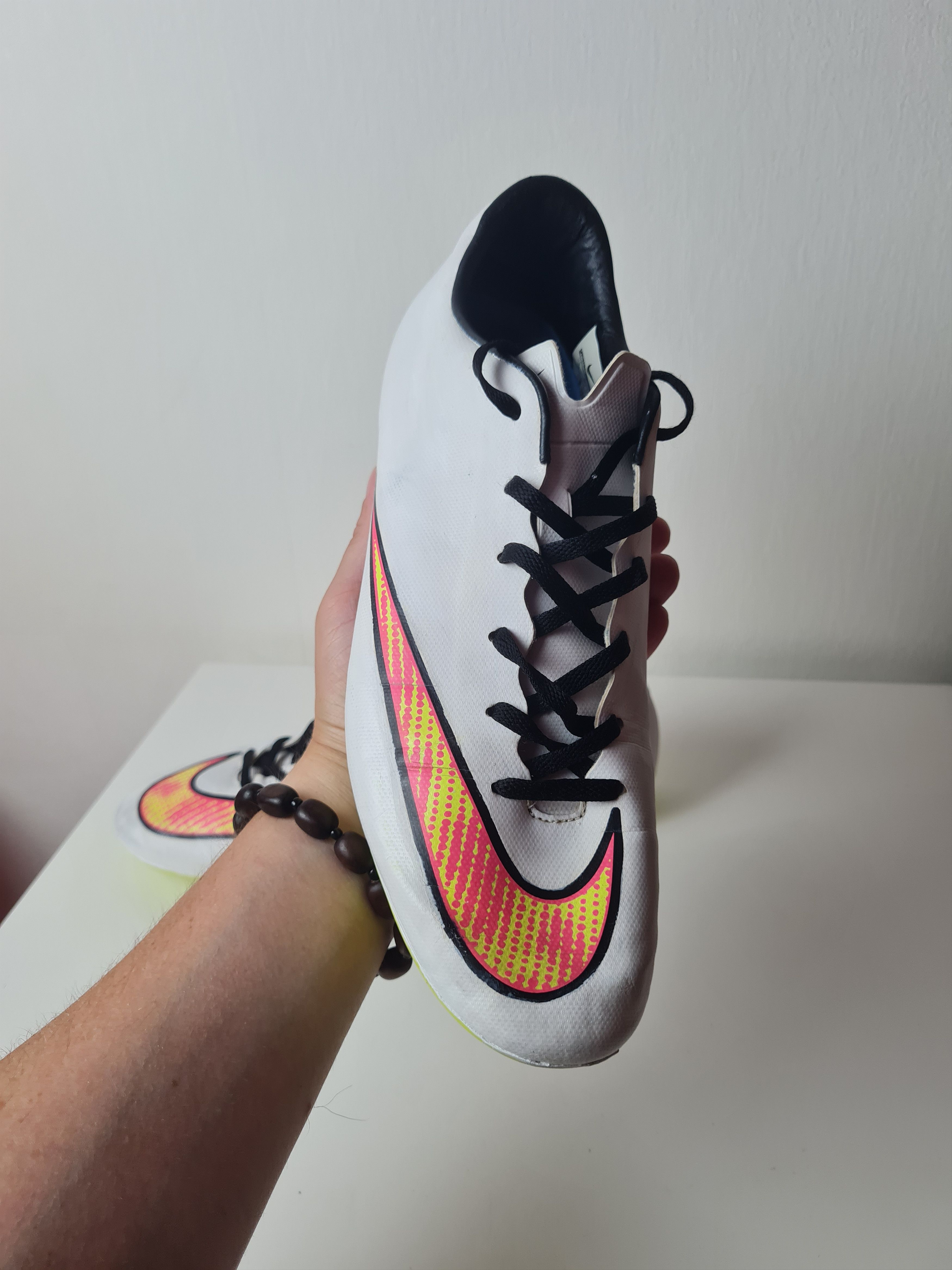Nike Football Nike Mercurial Victory V FG White Volt Hyper Size US 12.5 / EU 45-46 - 19 Thumbnail