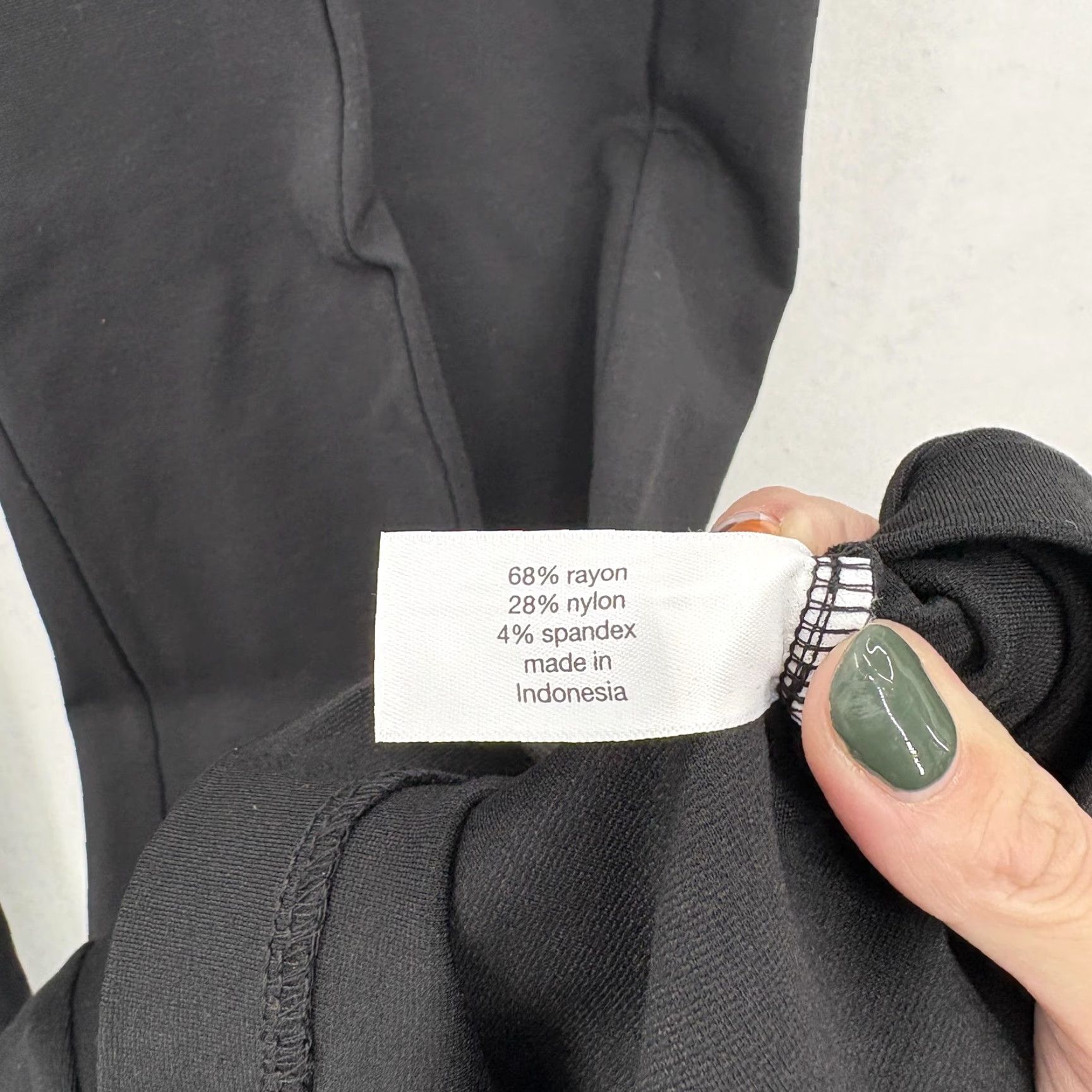 Vintage Lane Bryant Pants Womens 18 Black Ponte High Rise Bootcut Work Dressy Office NWT Size 40" / US 18 - 6 Thumbnail