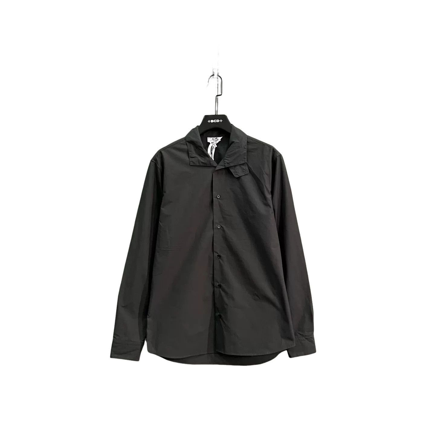 Hermes Hermes Charcoal Cotton Long Sleeve Shirt 38 Size US S / EU 44-46 / 1 - 1 Thumbnail