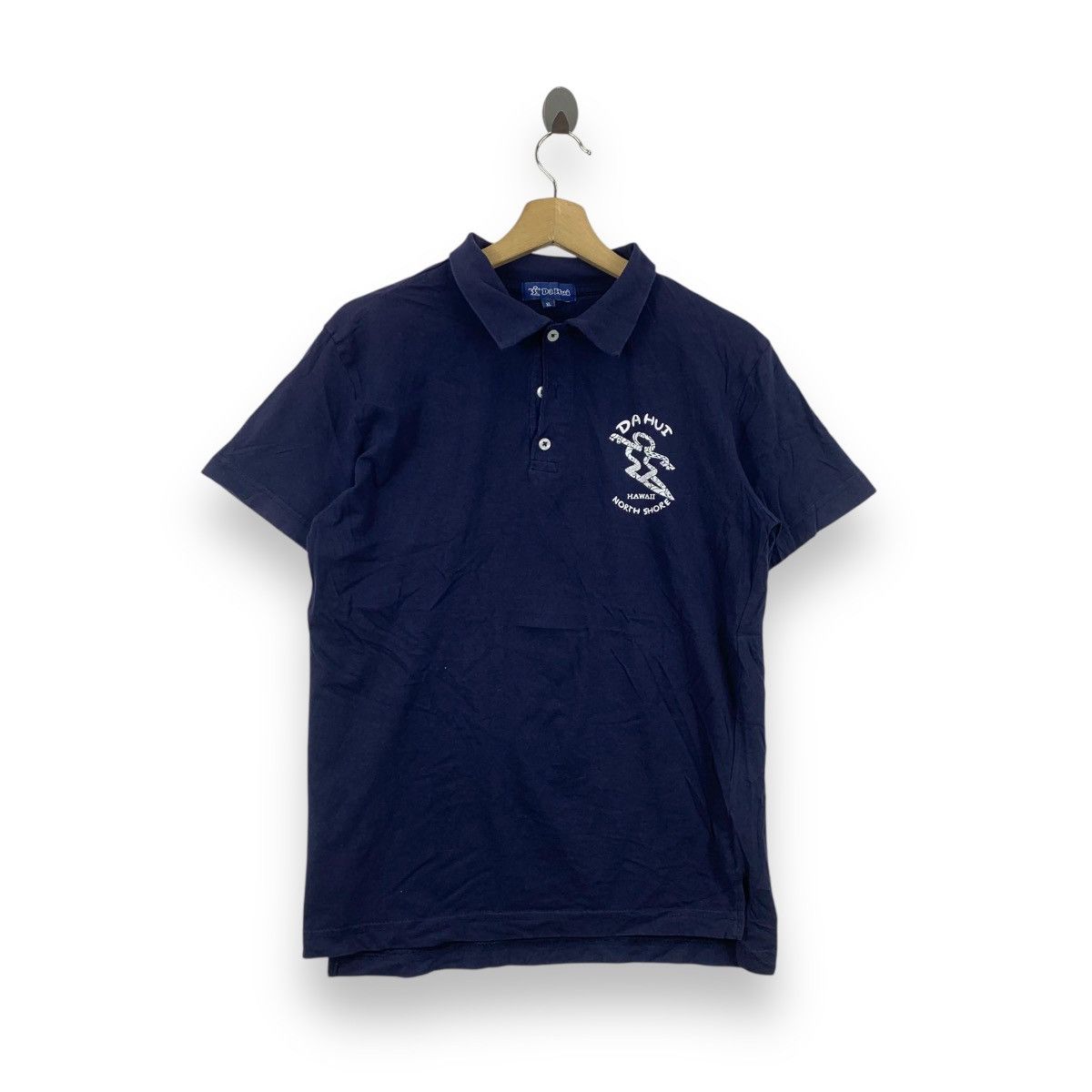 Vintage Vintage DAHUI HAWAII SURF North Shore Beach Polo Tee Shirt Size US XL / EU 56 / 4 - 3 Thumbnail