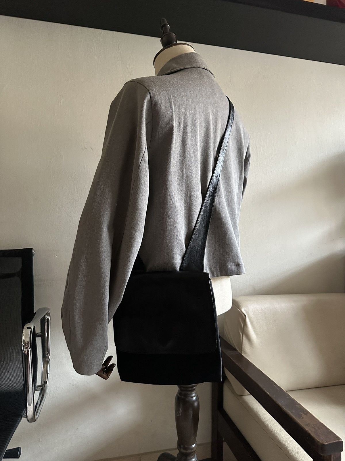 Comme des Garcons Homme Plus 1990s L’ALTOPIANO Nylon mix Leather Sling Bag/Crossbody Bag Size ONE SIZE - 15 Thumbnail