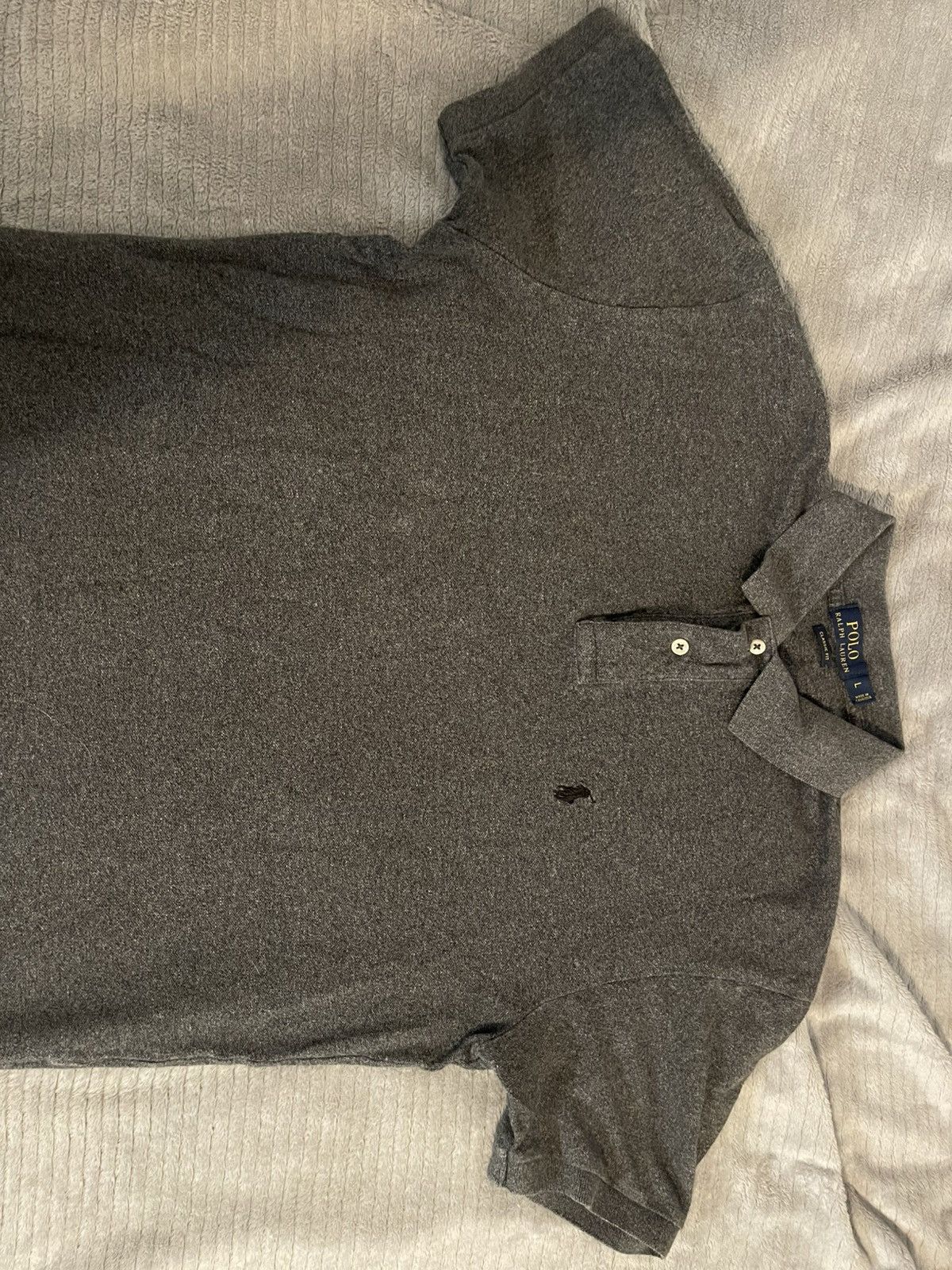 Polo Ralph Lauren Polo Ralph Lauren Dark Grey Polo/Shirt Size US L / EU 52-54 / 3 - 5 Thumbnail