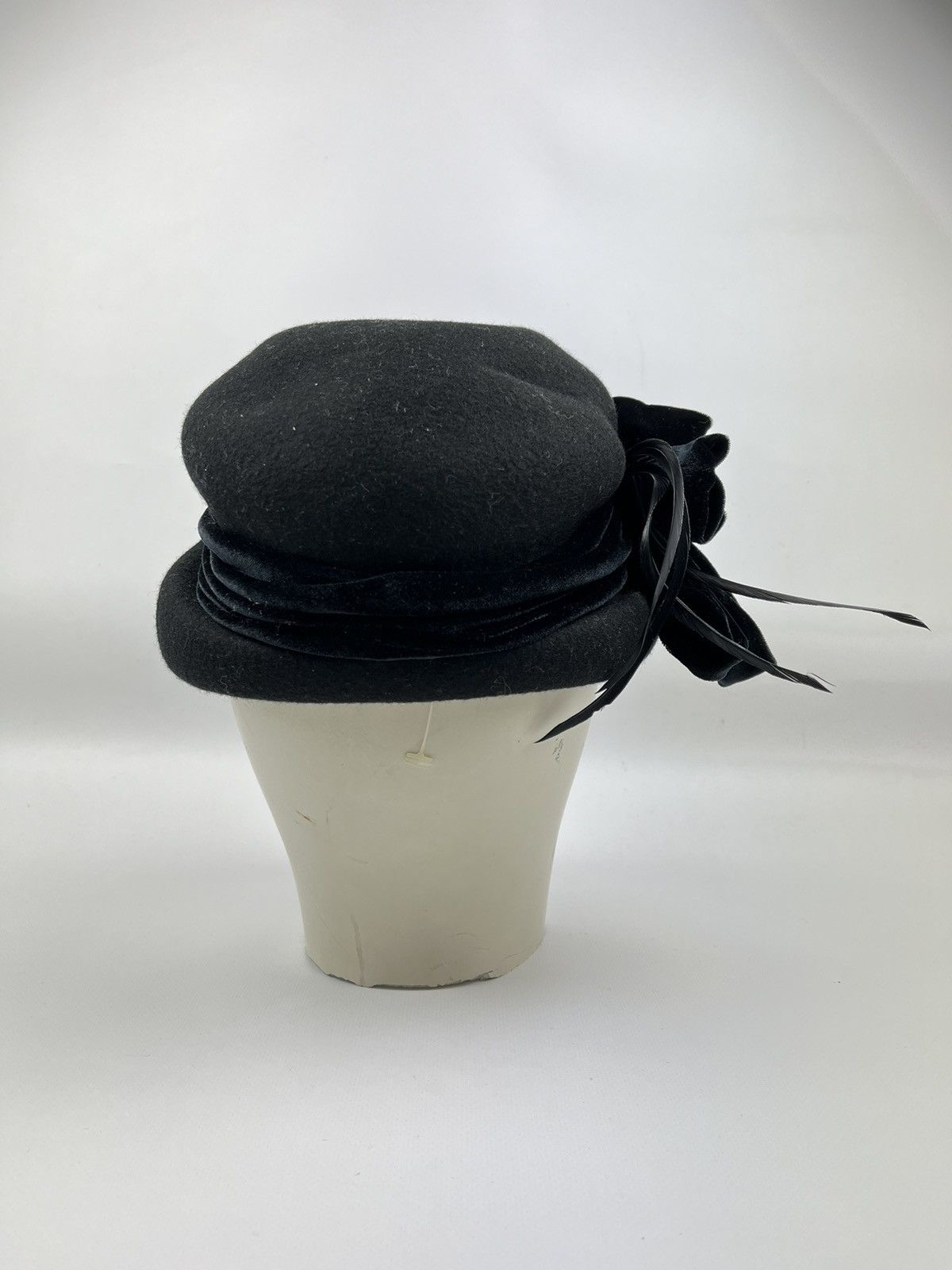 RRP 180€ Max Mara pianoforte luxury designer wool hat 85770