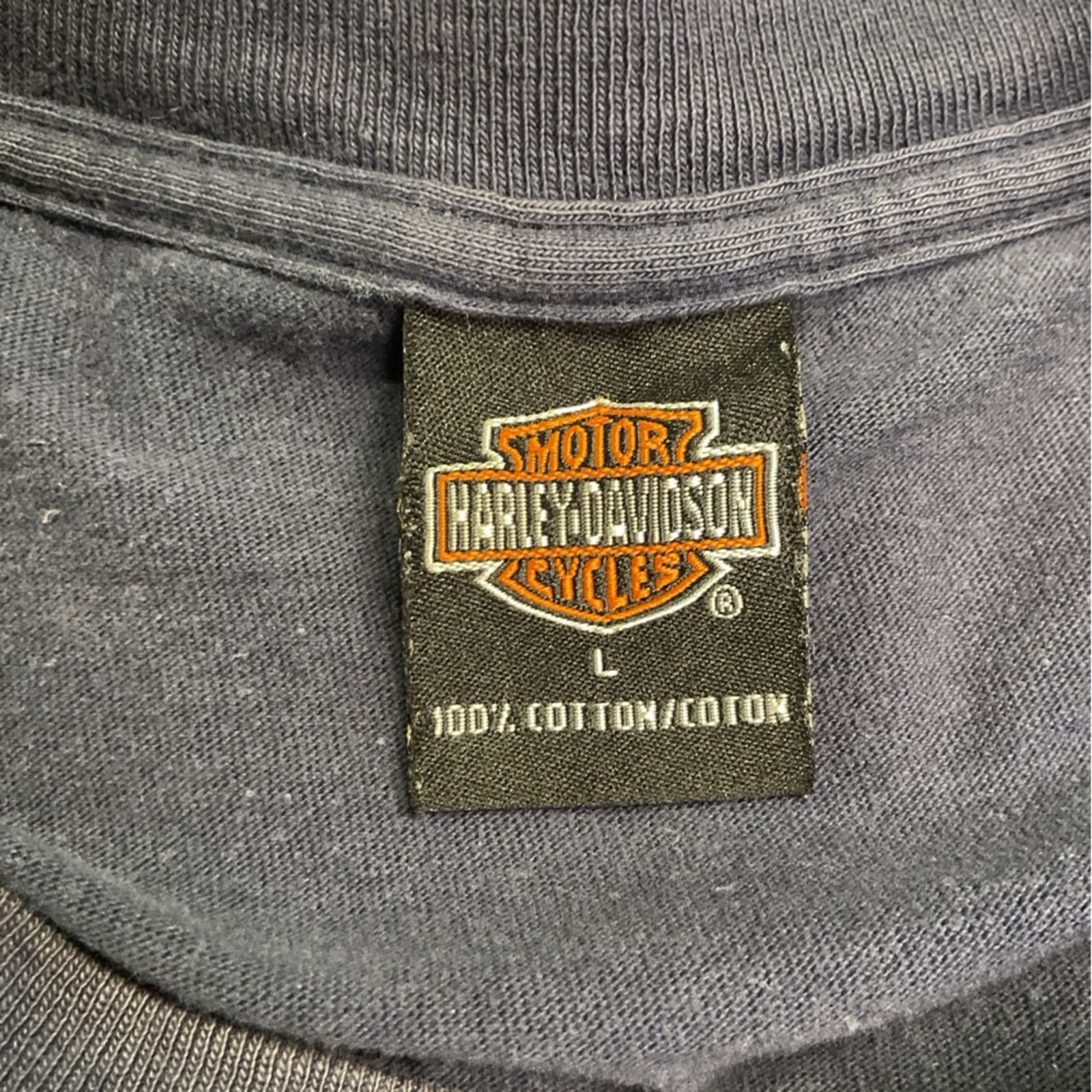 Harley Davidson Vintage 1994 Harley Davidson Fat Boy T-Shirt Size US L / EU 52-54 / 3 - 3 Thumbnail