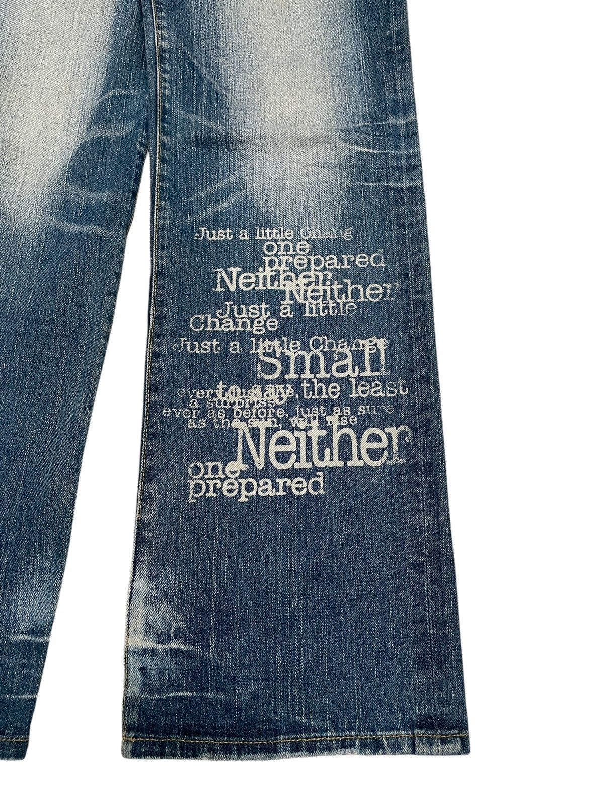 If Six Was Nine × Japanese Brand Rare Design Vintage Japanese Brand Original Jeans 1990s Size US 31 - 6 Thumbnail