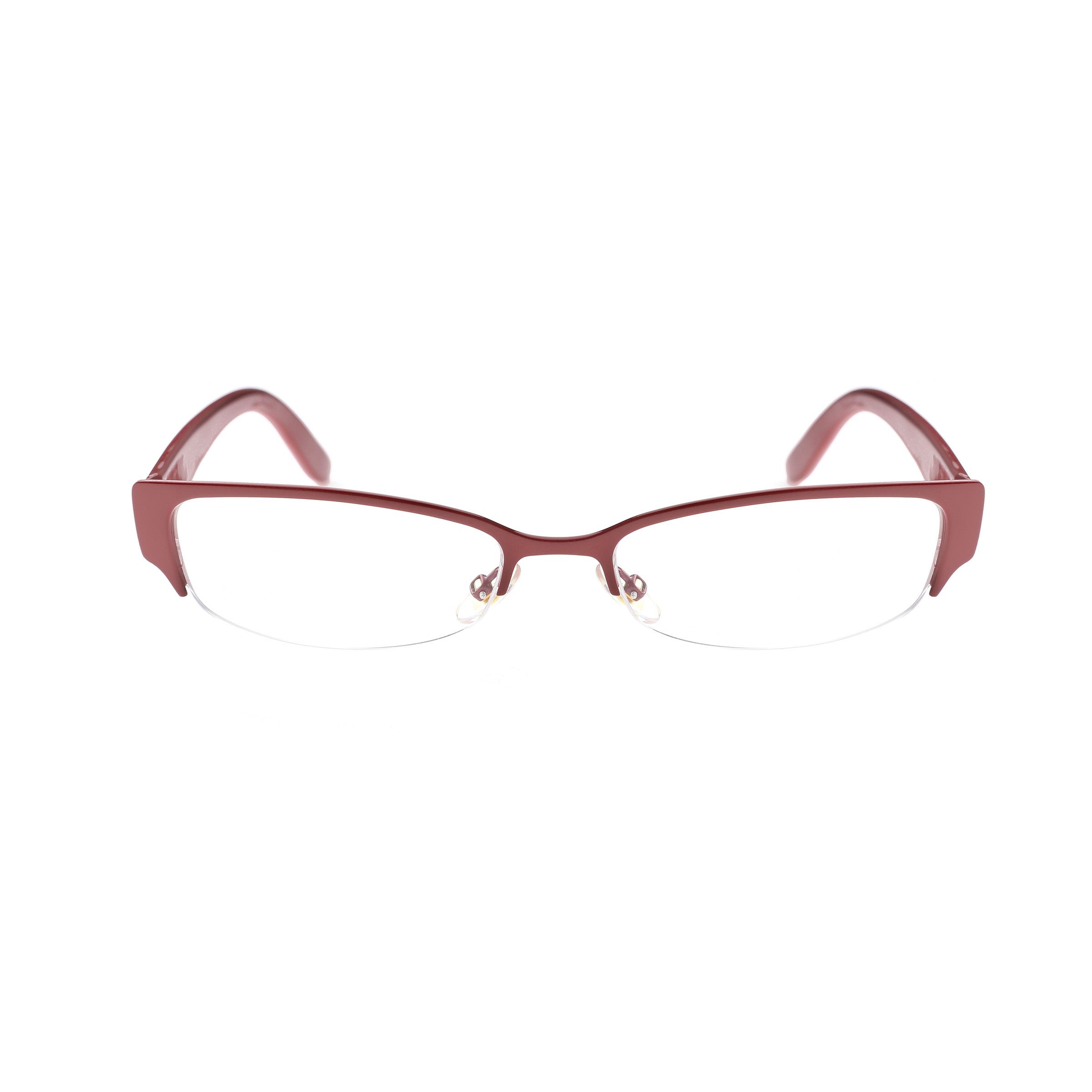 Gucci Gucci '00s Red Monogram Half Rim Glasses Size ONE SIZE - 2 Thumbnail