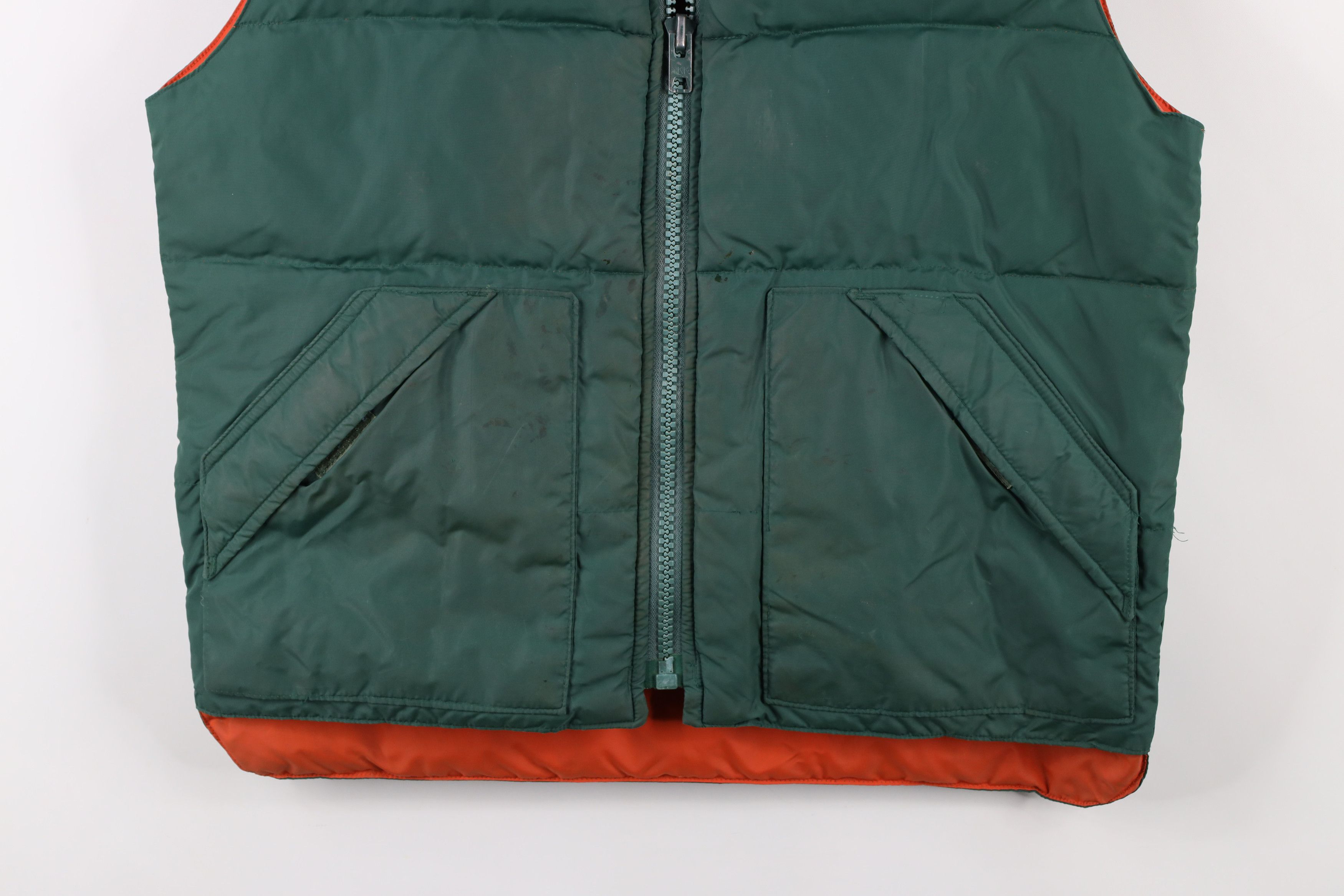 Vintage Vintage 70s Streetwear Reversible Down Puffer Vest Jacket Size US M / EU 48-50 / 2 - 3 Thumbnail