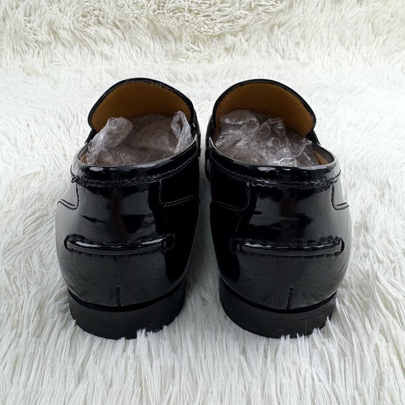 Gucci Gucci Black Patent Leather Loafers for Casual Wear Size US 5.5 / EU 38 - 3 Thumbnail
