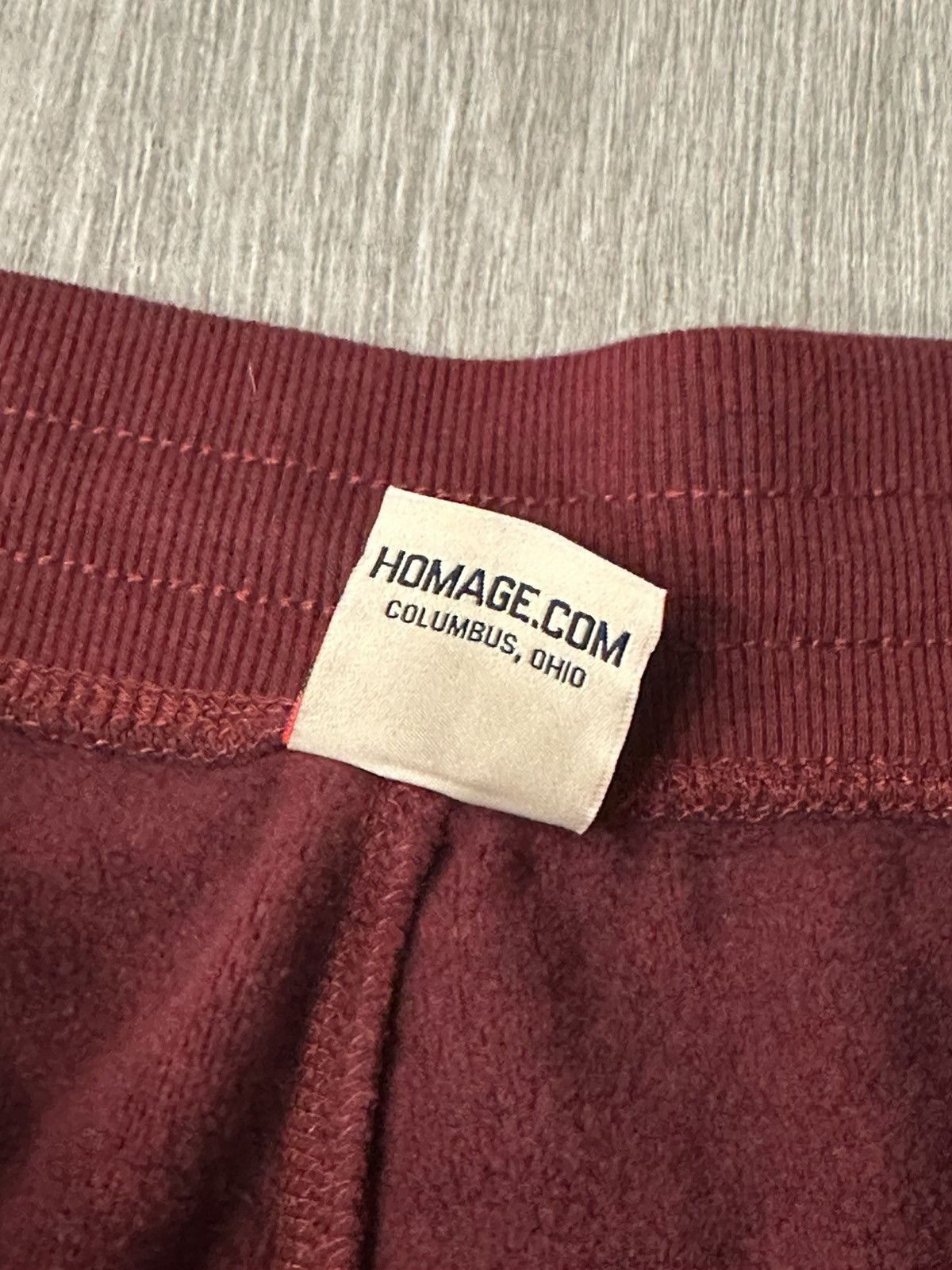 Homage Men's Homage Go-To Sweat Shorts Wine Size L Large Used Size US 36 / EU 52 - 4 Thumbnail