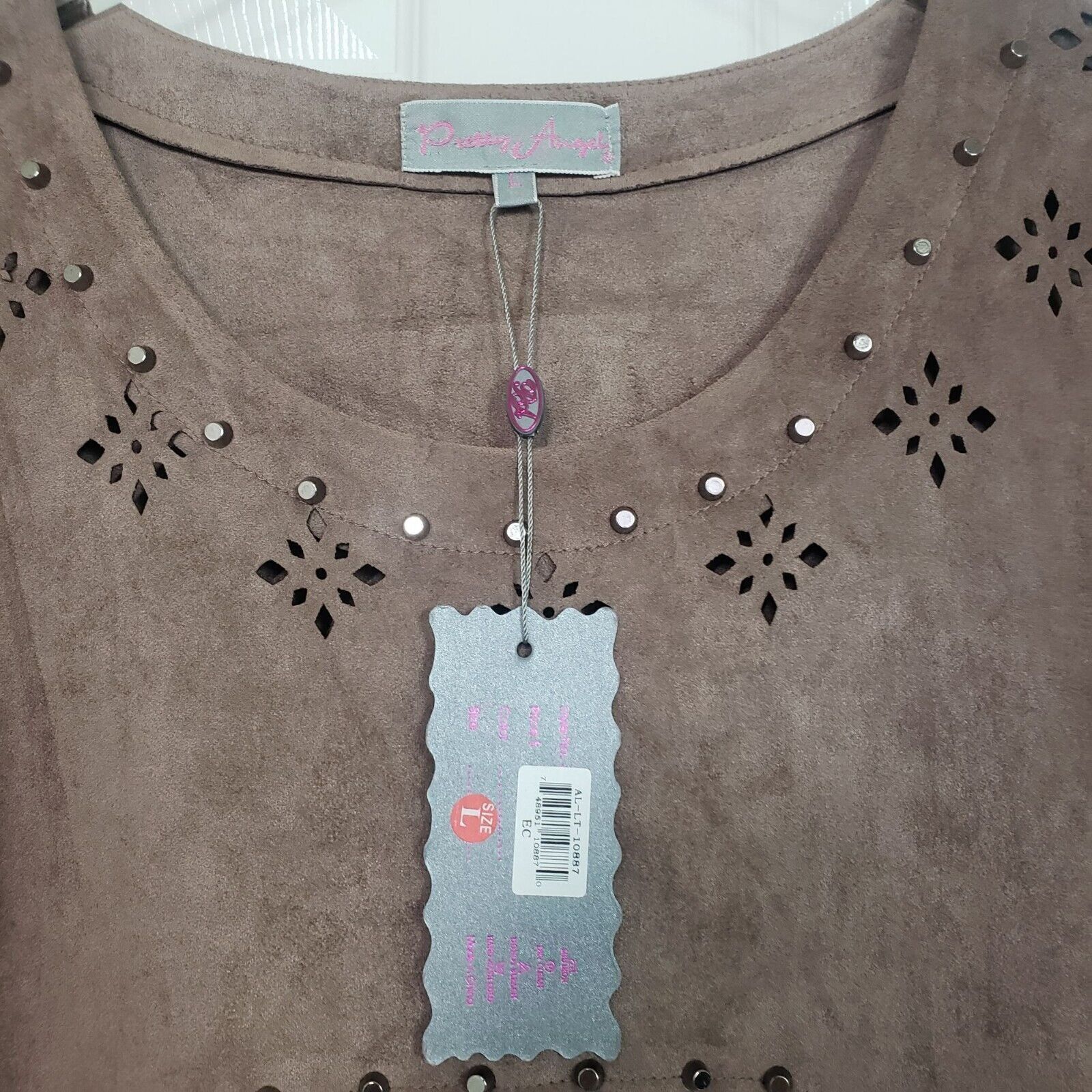 Designer NEW Pretty Angel Western Tunic Womens Size Large Brown Size L / US 10 / IT 46 - 5 Thumbnail