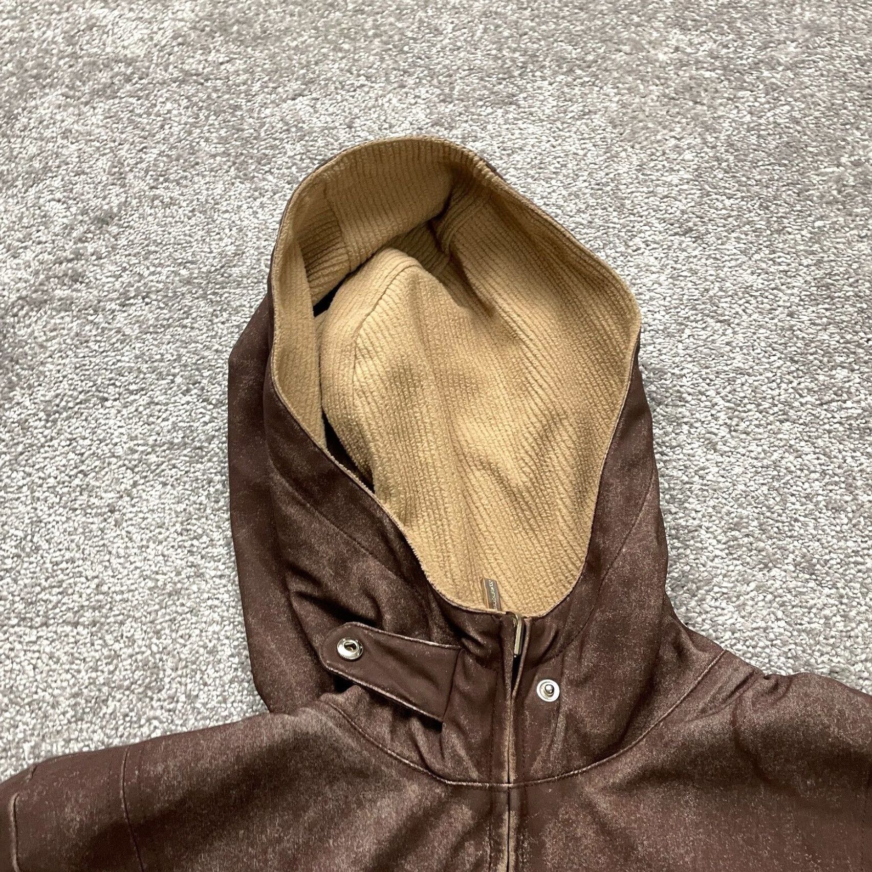 Vintage Weather Tamer Jacket Womens Reversible Hooded Full Zip Corduroy Brown M Size M / US 6-8 / IT 42-44 - 5 Thumbnail