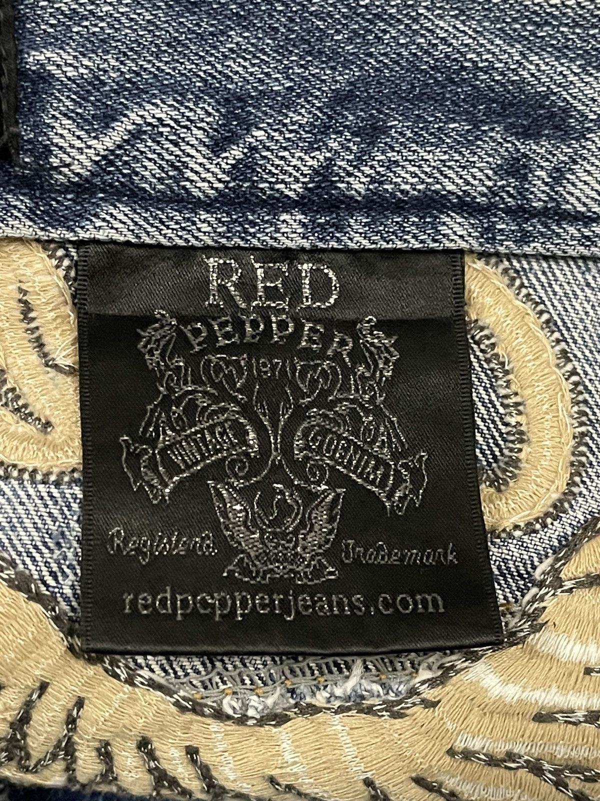semanticdesign Vintage Japanese Brand Embroidered Style Bootcut Jeans Size US 34 / EU 50 - 8 Thumbnail