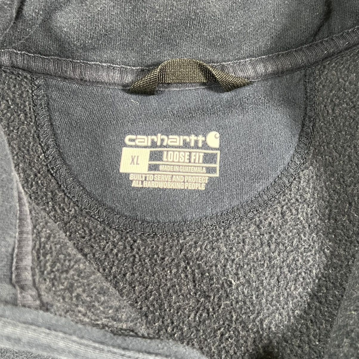 Carhartt Carhartt Sweatshirt XL Blue 1/4 Zip Pullover Mock Neck Size US XL / EU 56 / 4 - 4 Thumbnail