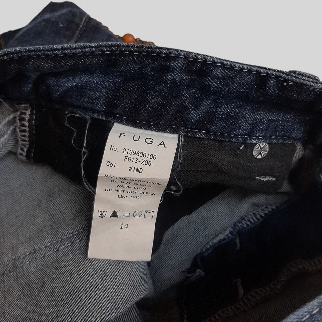 GOSTAR DE FUGA × Le Grande Bleu (L.G.B.) × Tornado Mart Fuga whisker effect wolfcut jean Size US 30 / EU 46 - 6 Thumbnail
