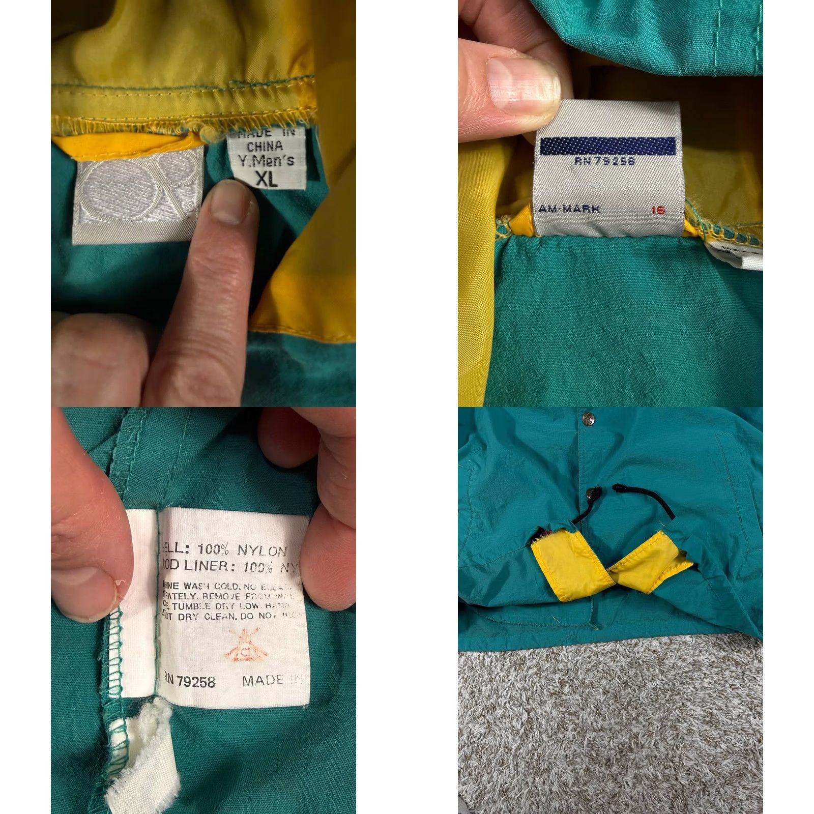 Ocean Pacific VINTAGE Ocean Pacific Windbreaker Jacket XL Men Blue 90s Y2K Regular Size US XL / EU 56 / 4 - 9 Thumbnail