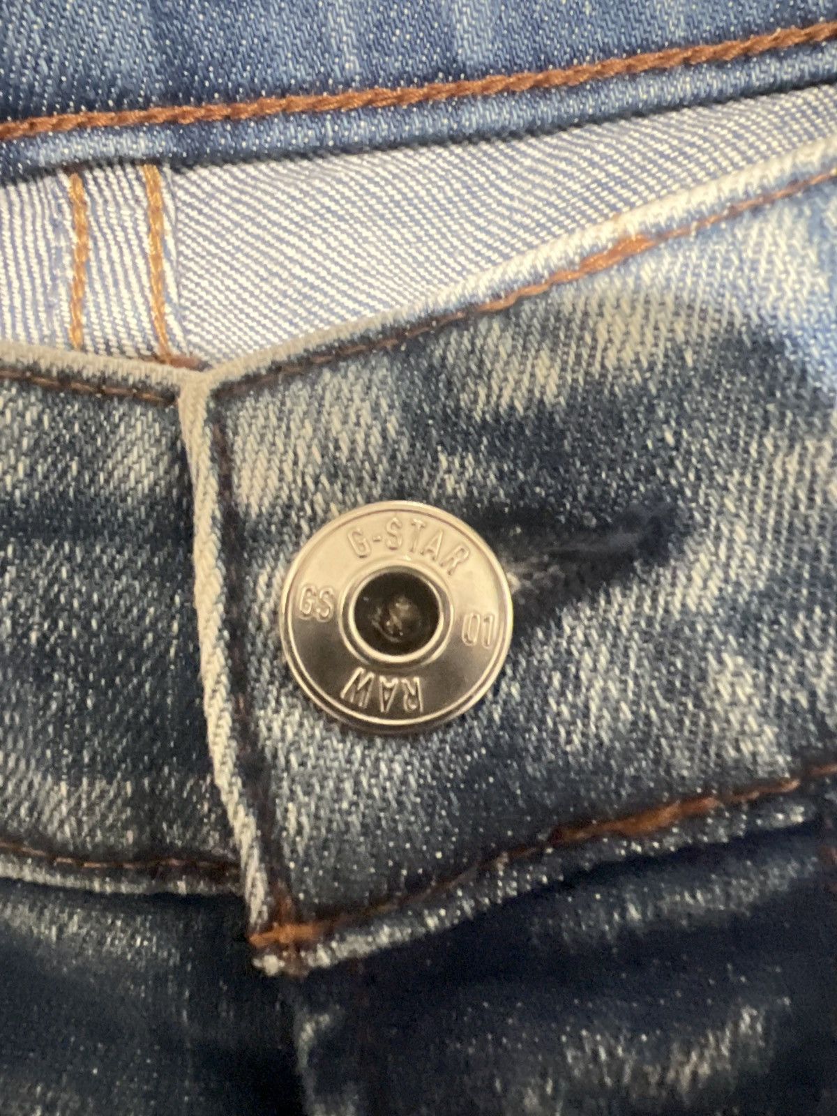 G-Star G Star Raw 5620 Blue 3D Denim Size US 31 - 17 Thumbnail