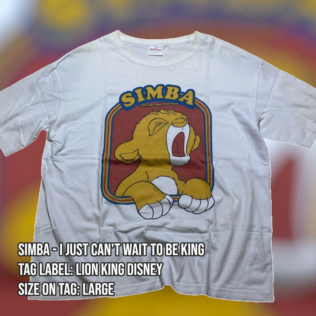 Other Simba - I Just Can't Wait To Be King Movie Tee Size US L / EU 52-54 / 3 - 1 Thumbnail
